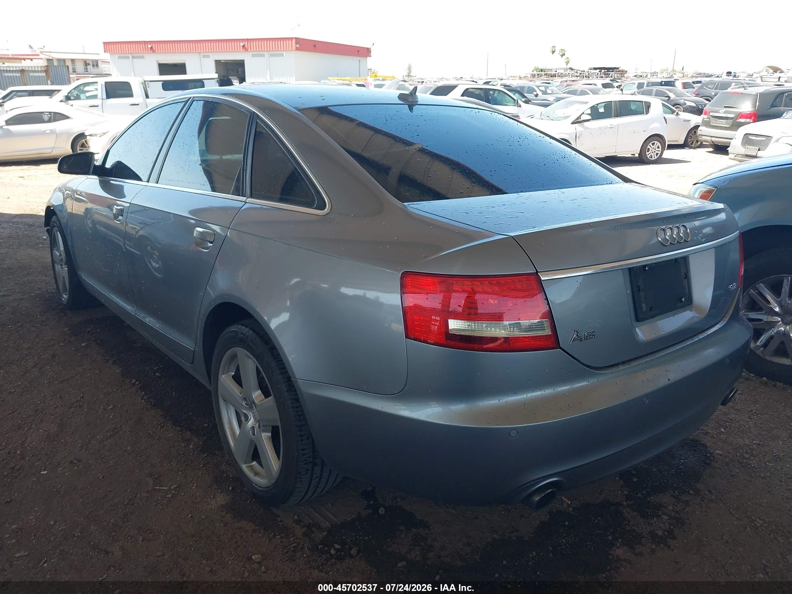 2008 Audi A6 3.2 Серый vin: WAUAH74F18N179178