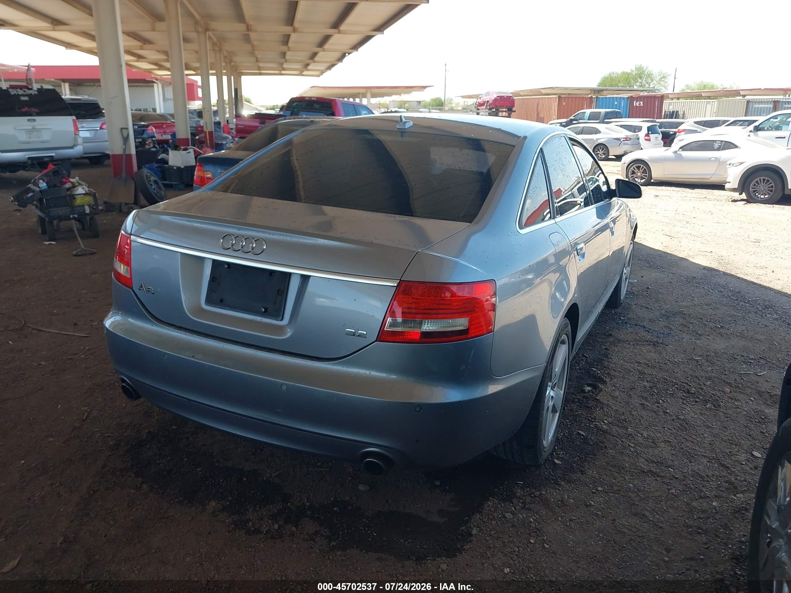 2008 Audi A6 3.2 Серый vin: WAUAH74F18N179178
