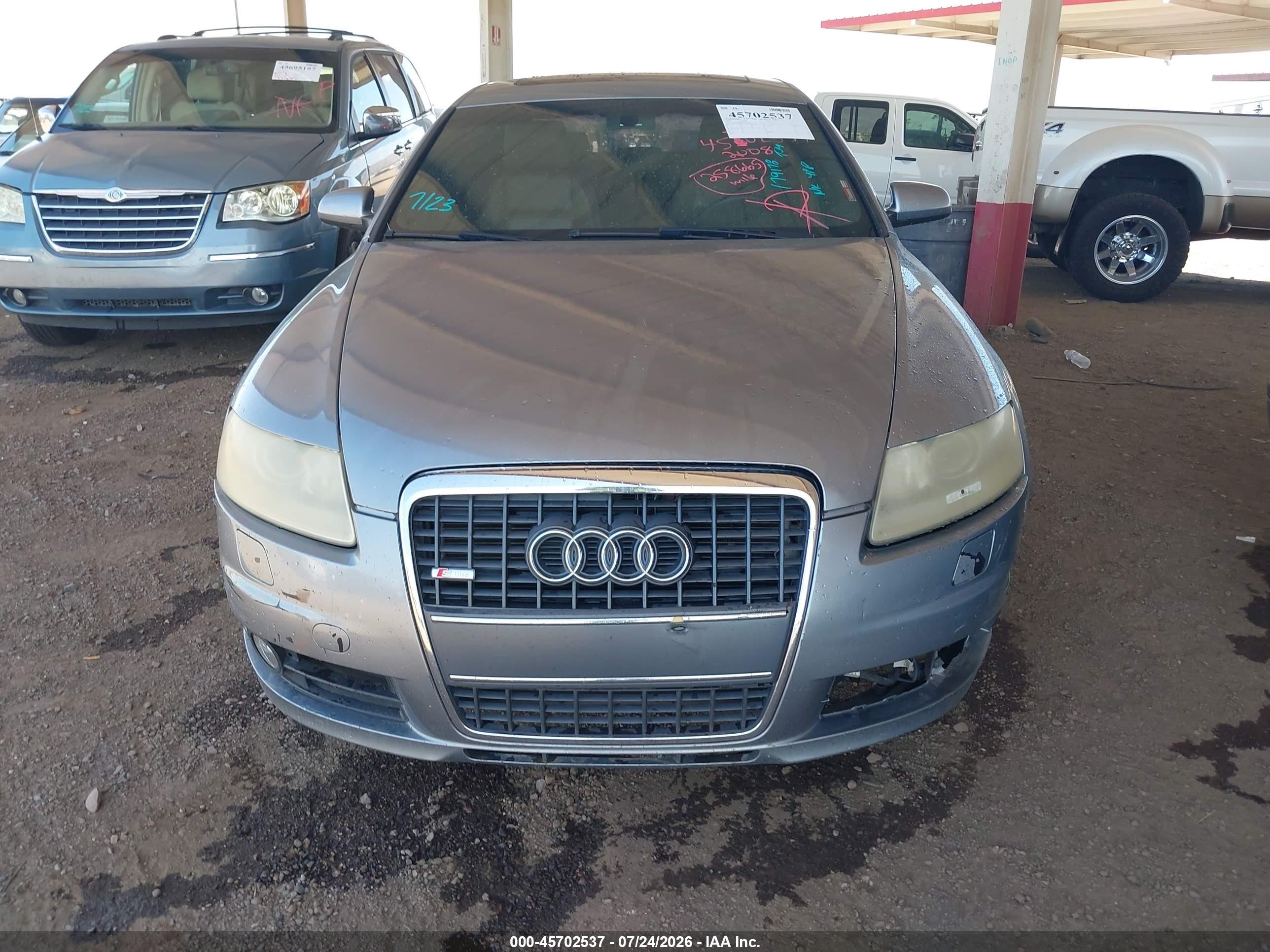 2008 Audi A6 3.2 Серый vin: WAUAH74F18N179178