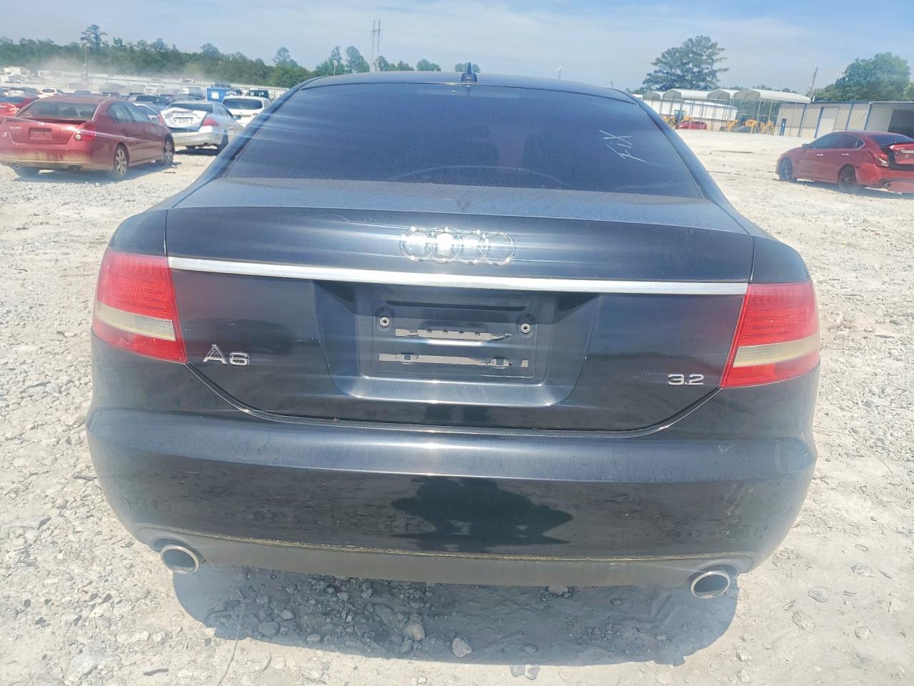 2007 Audi A6 3.2 Black vin: WAUAH74F27N074227