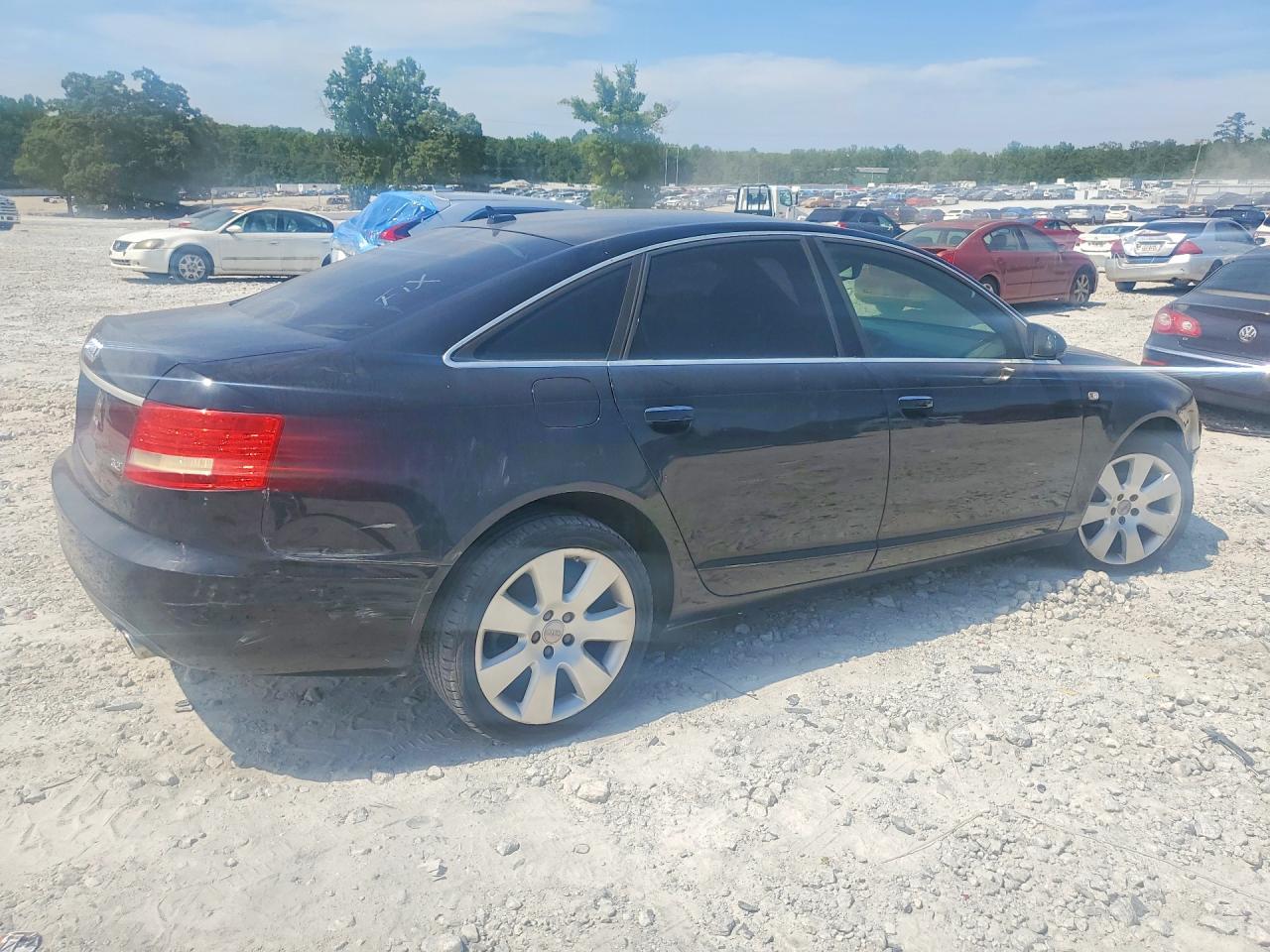 2007 Audi A6 3.2 Black vin: WAUAH74F27N074227