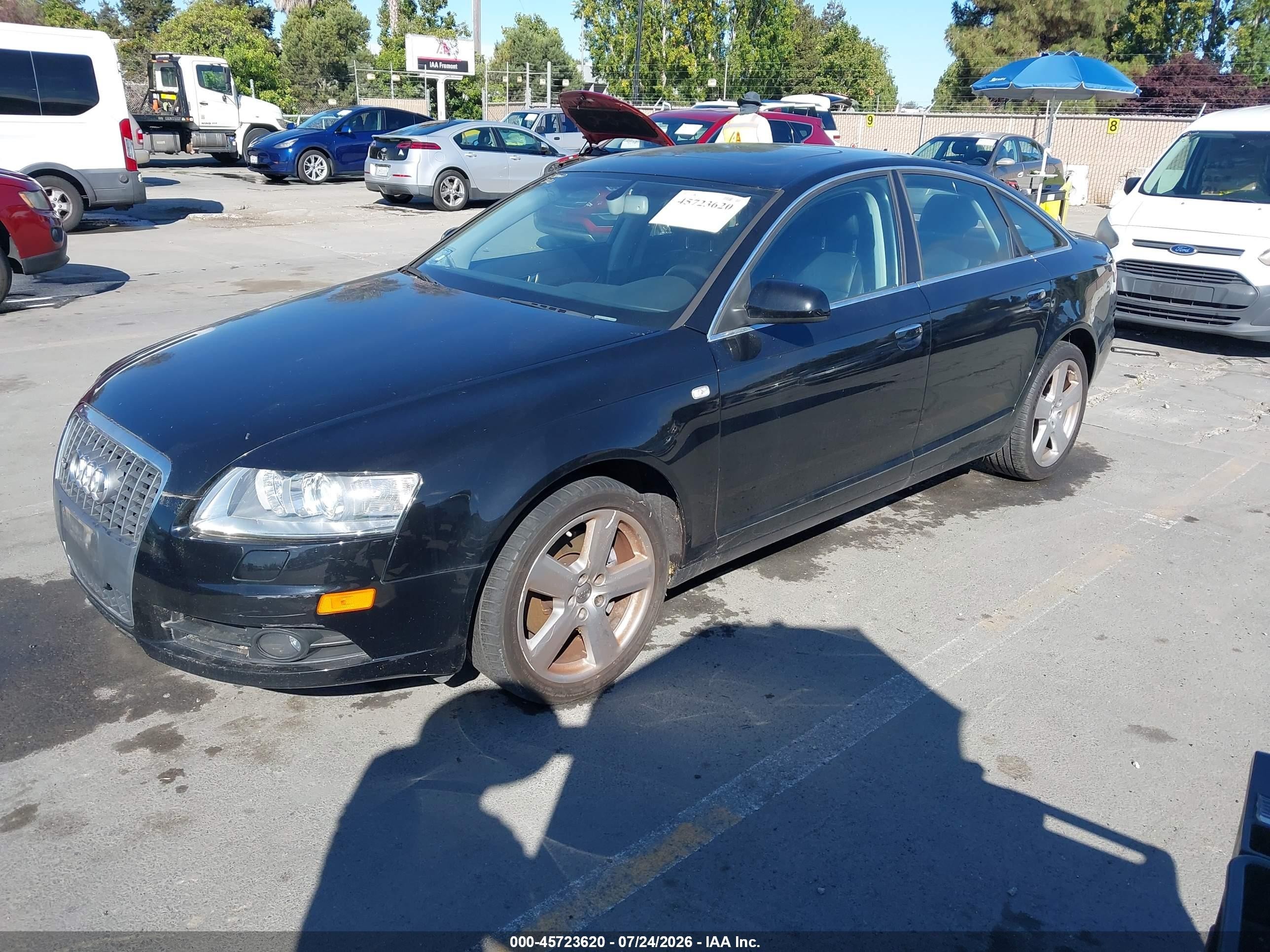 2008 Audi A6 3.2 Black vin: WAUAH74F38N178257