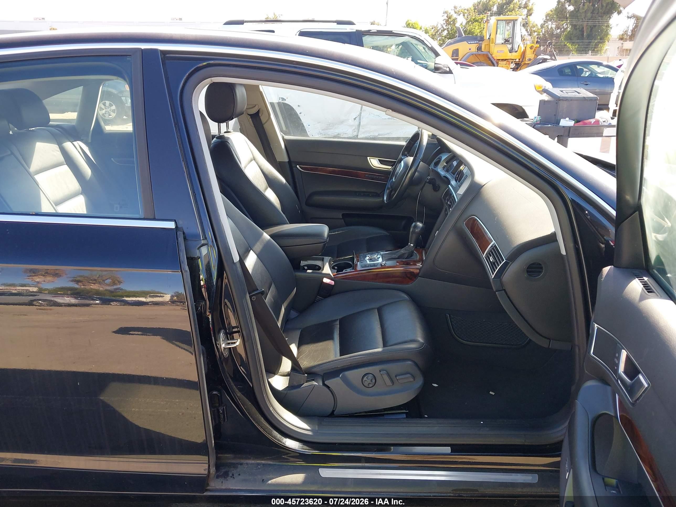 2008 Audi A6 3.2 Black vin: WAUAH74F38N178257