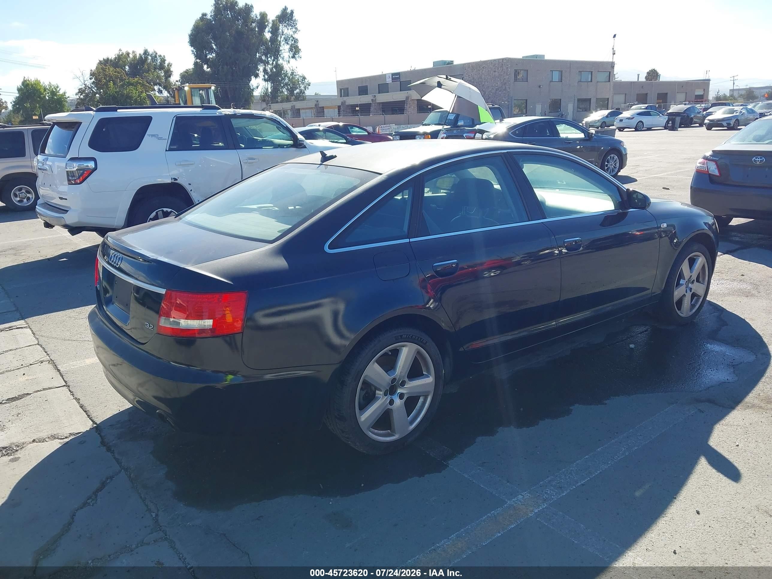2008 Audi A6 3.2 Black vin: WAUAH74F38N178257