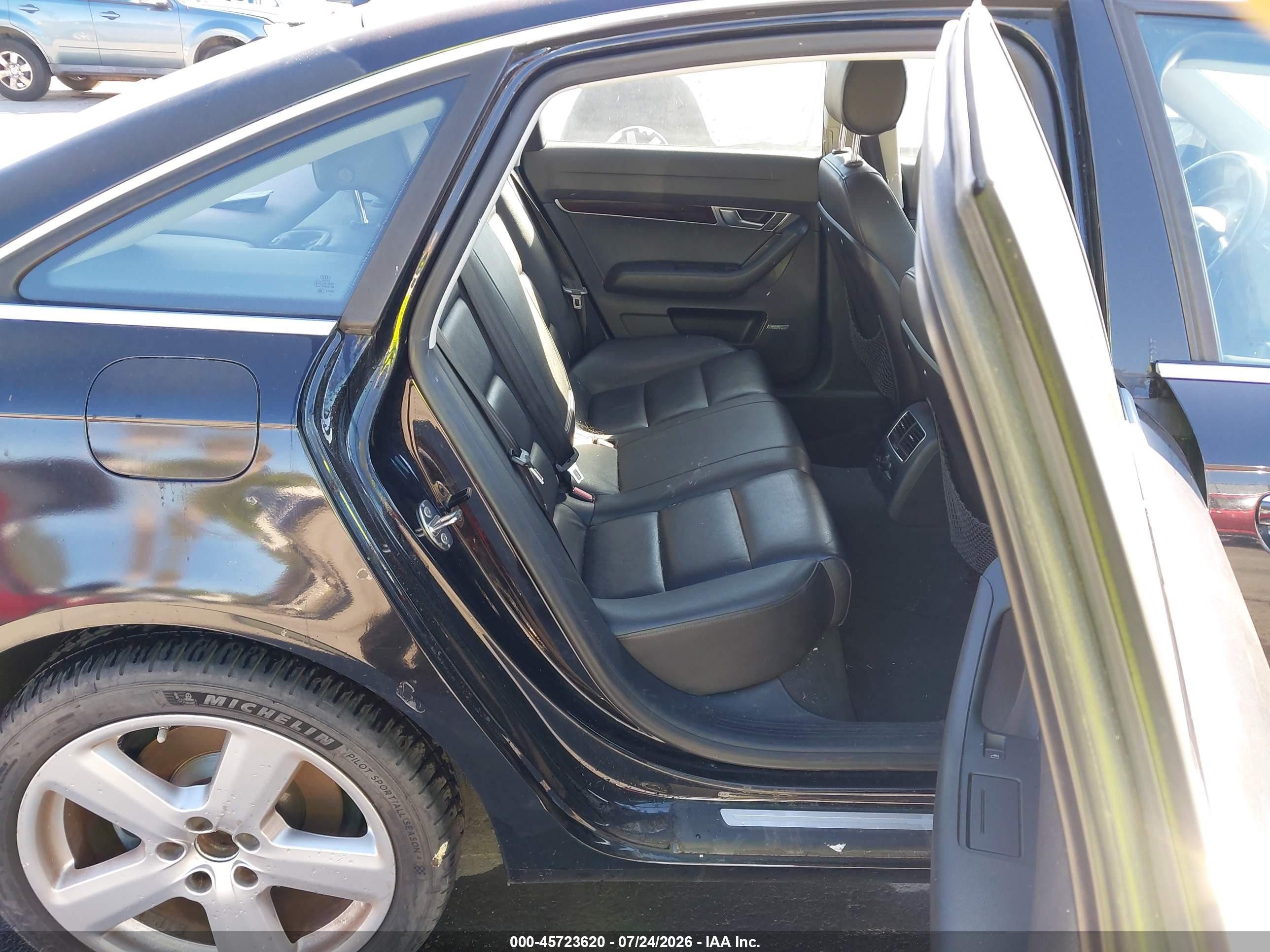 2008 Audi A6 3.2 Black vin: WAUAH74F38N178257