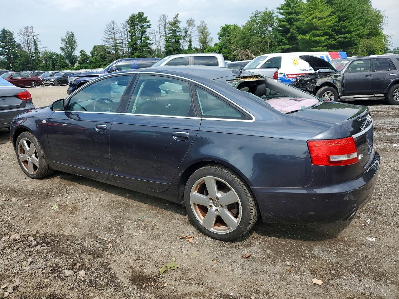 2008 Audi A6 3.2 Blue vin: WAUAH74F58N025282