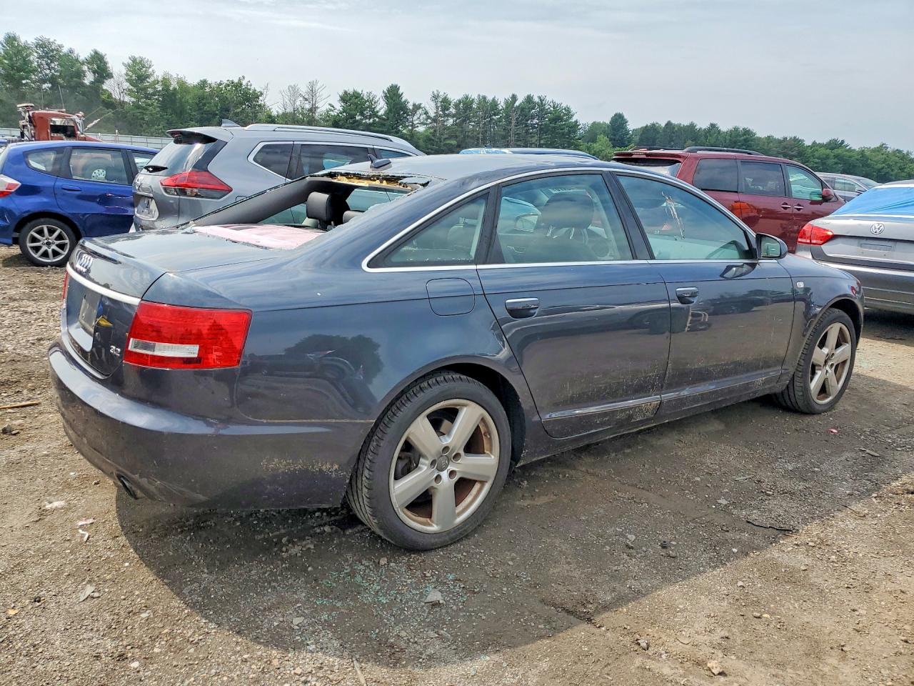 2008 Audi A6 3.2 Blue vin: WAUAH74F58N025282