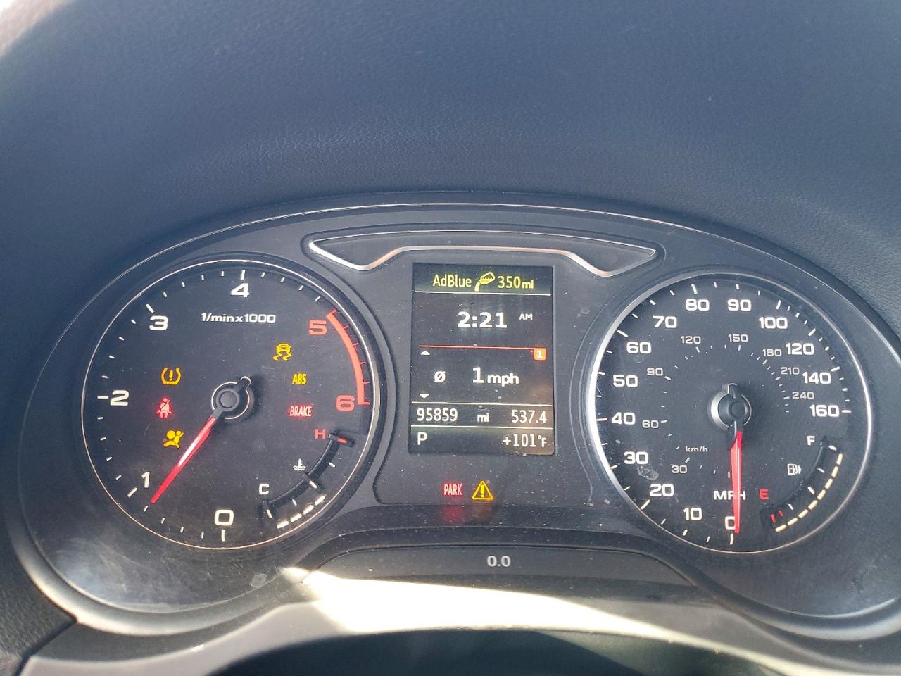 2015 Audi A3 Gray vin: WAUAJGFF7F1043255