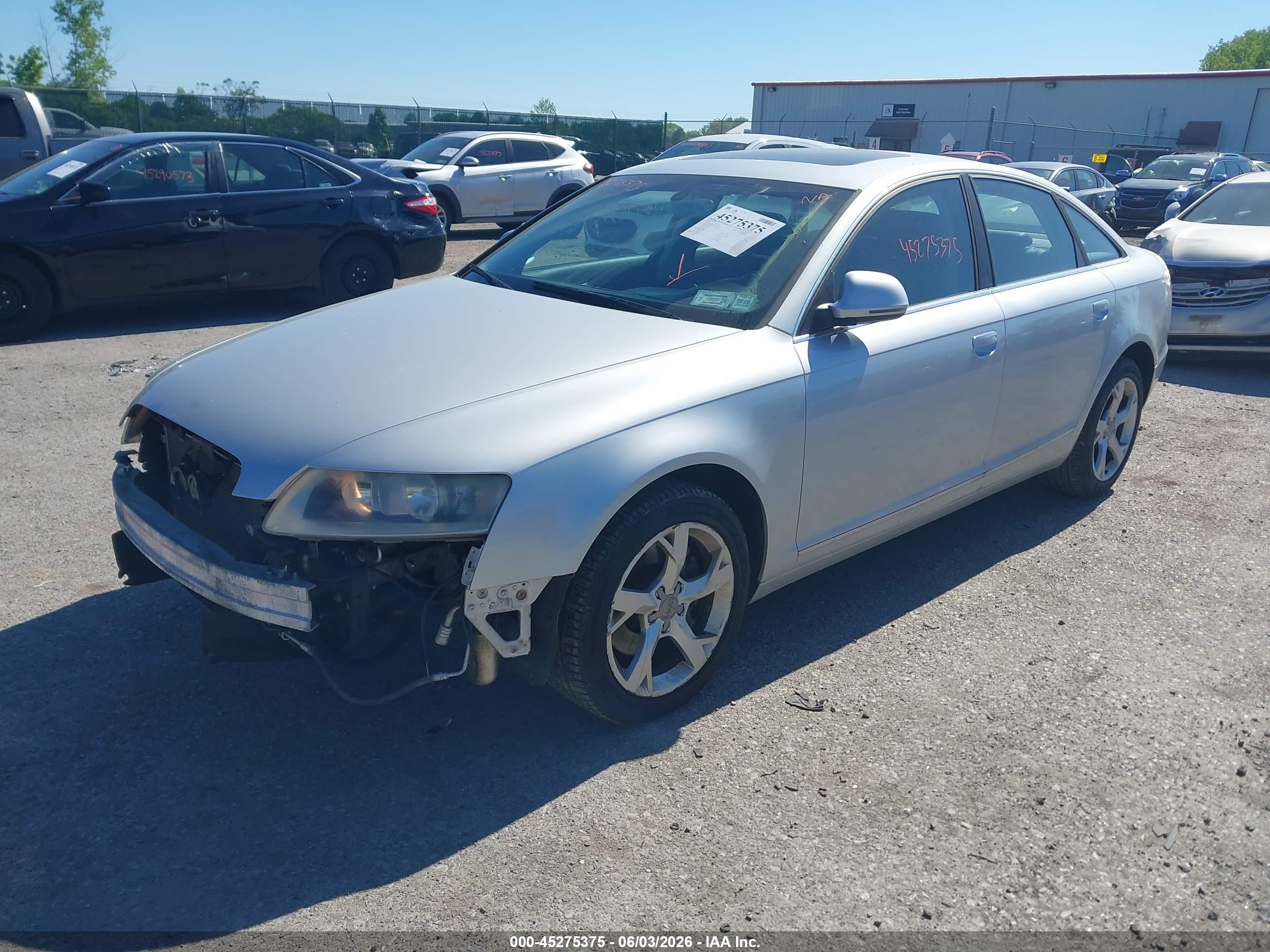 2010 Audi A6 3.2 Premium Silver vin: WAUAKAFB8AN028563