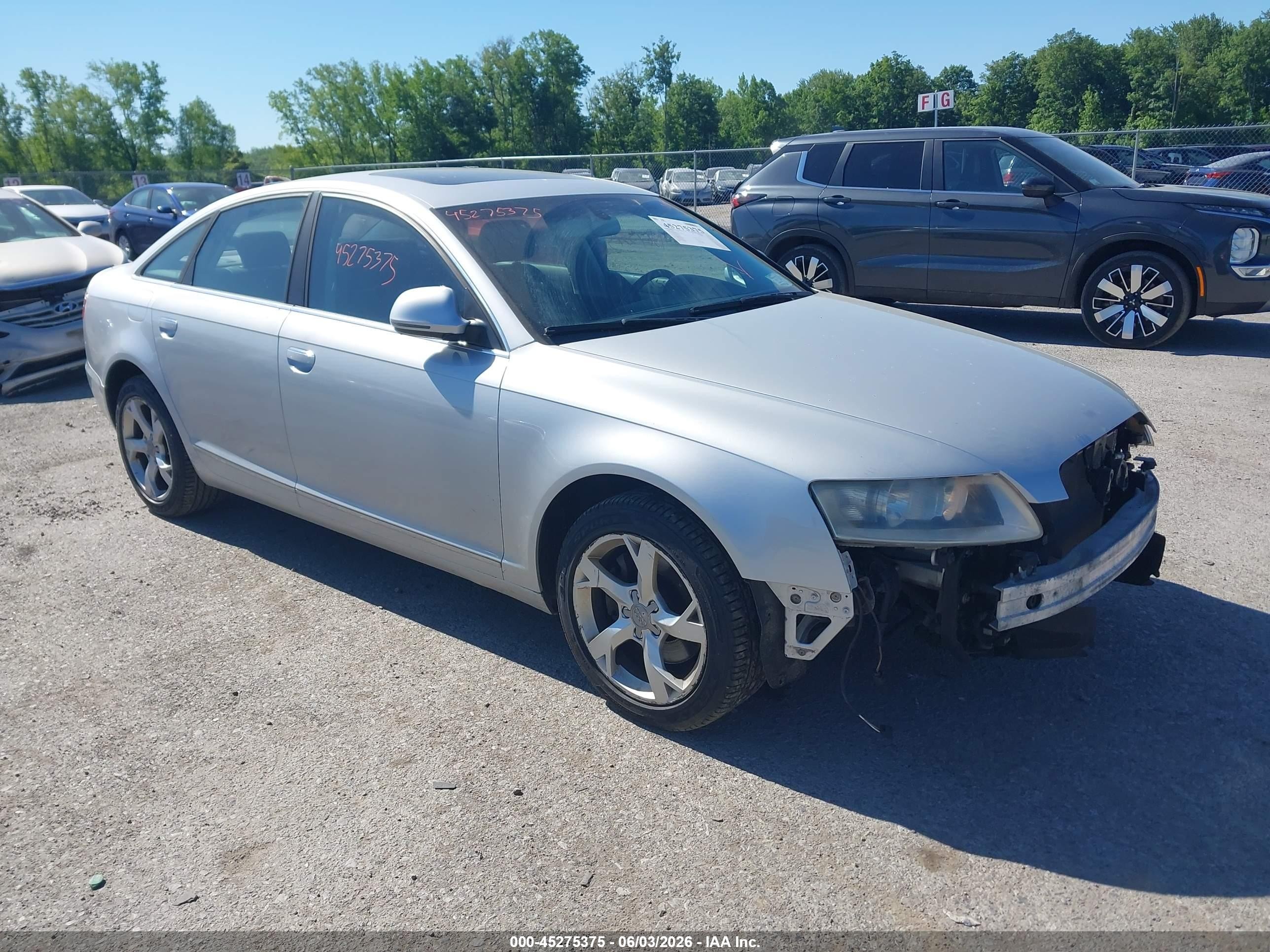 2010 Audi A6 3.2 Premium Silver vin: WAUAKAFB8AN028563