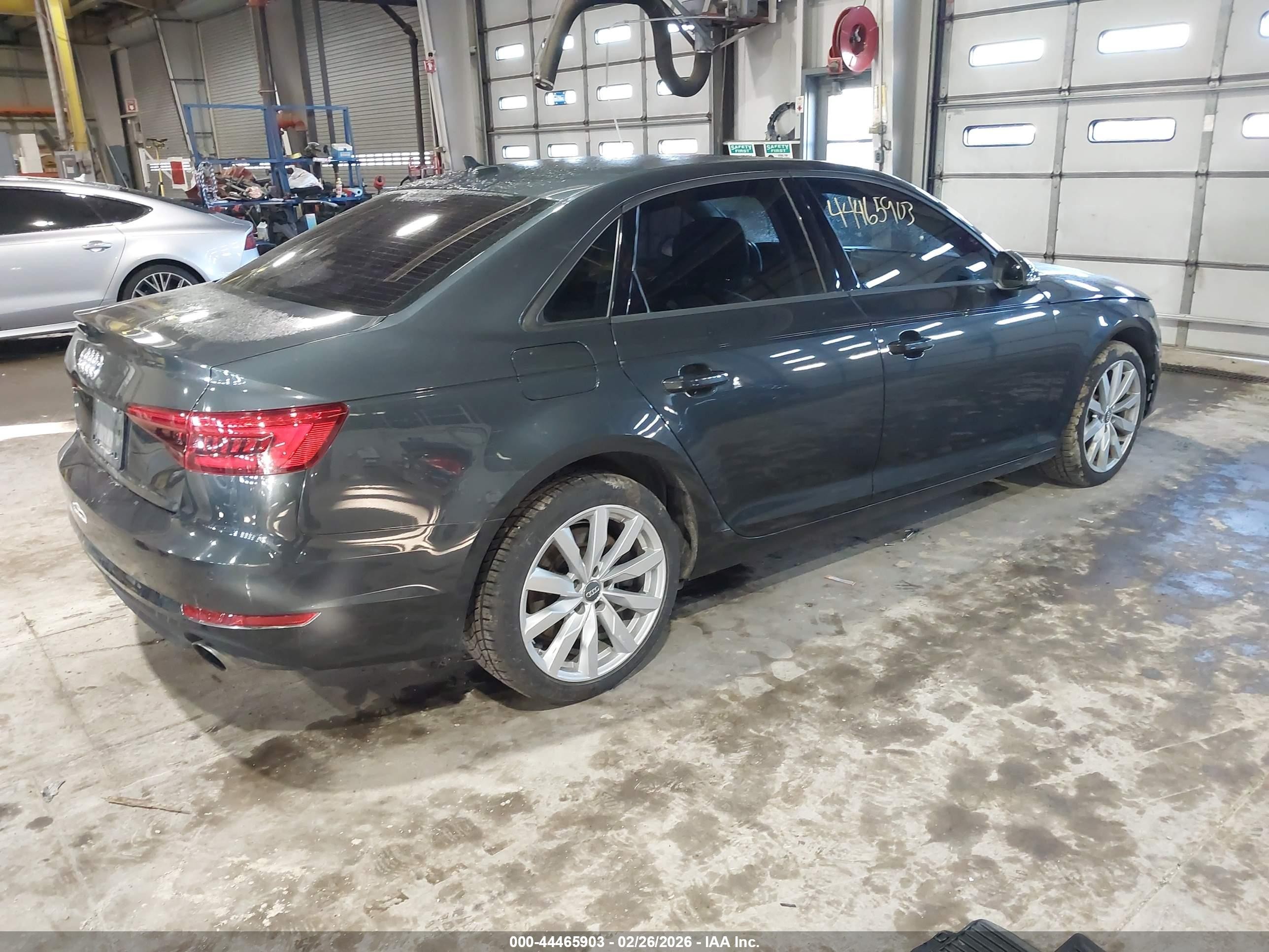 2017 Audi A4 2.0t Premium Gray vin: WAUANAF43HN008028