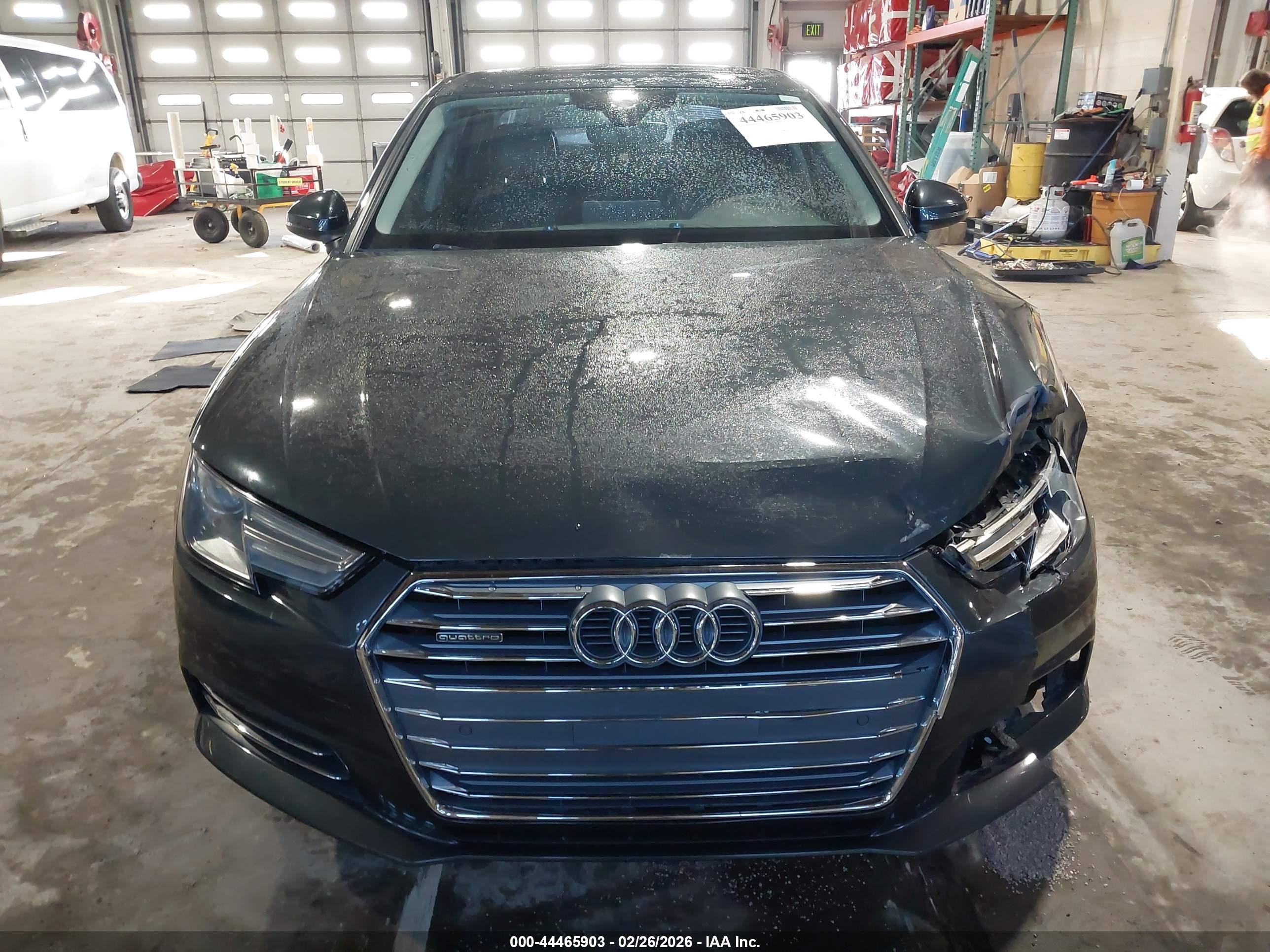 2017 Audi A4 2.0t Premium Gray vin: WAUANAF43HN008028