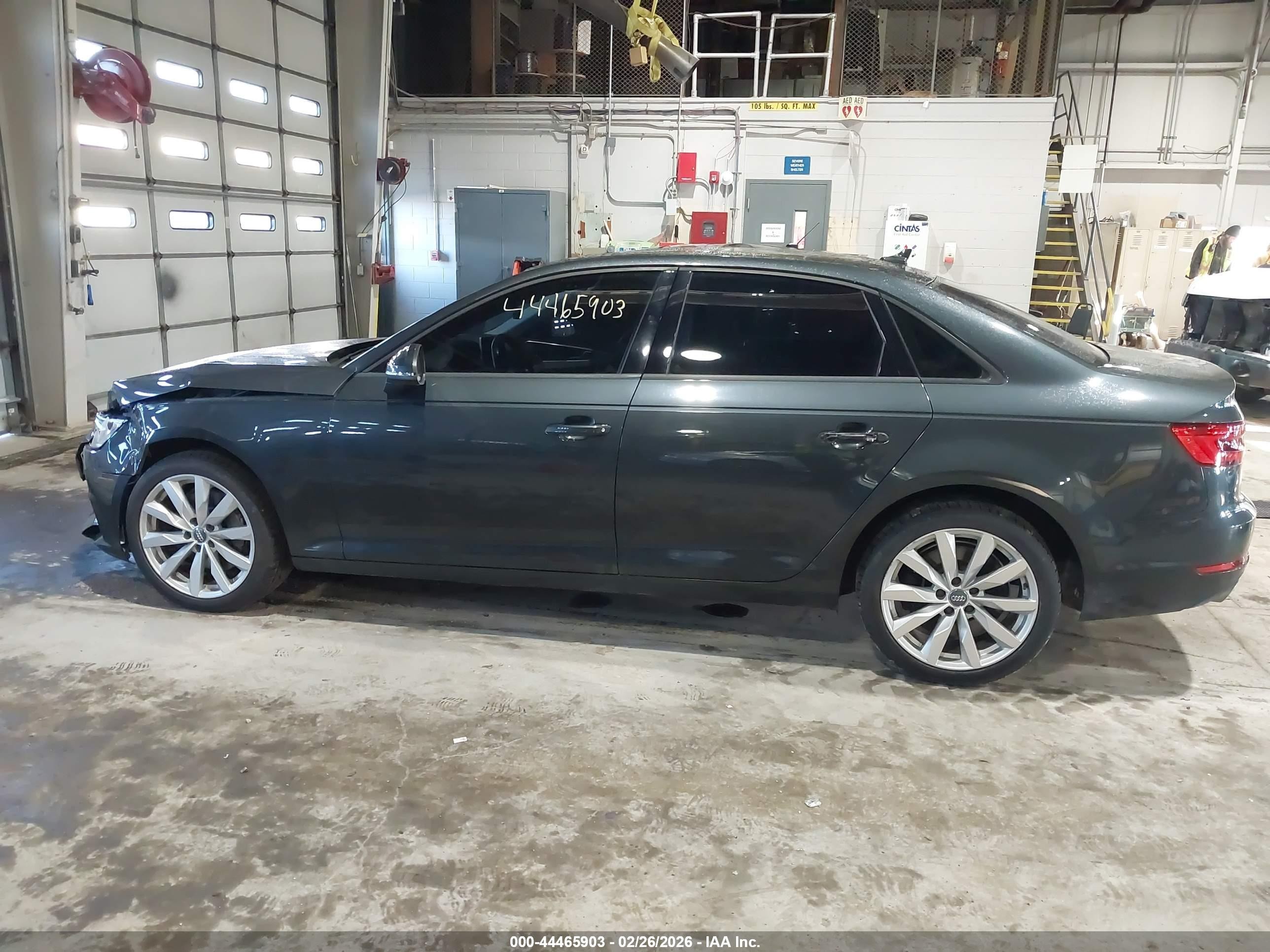 2017 Audi A4 2.0t Premium Gray vin: WAUANAF43HN008028