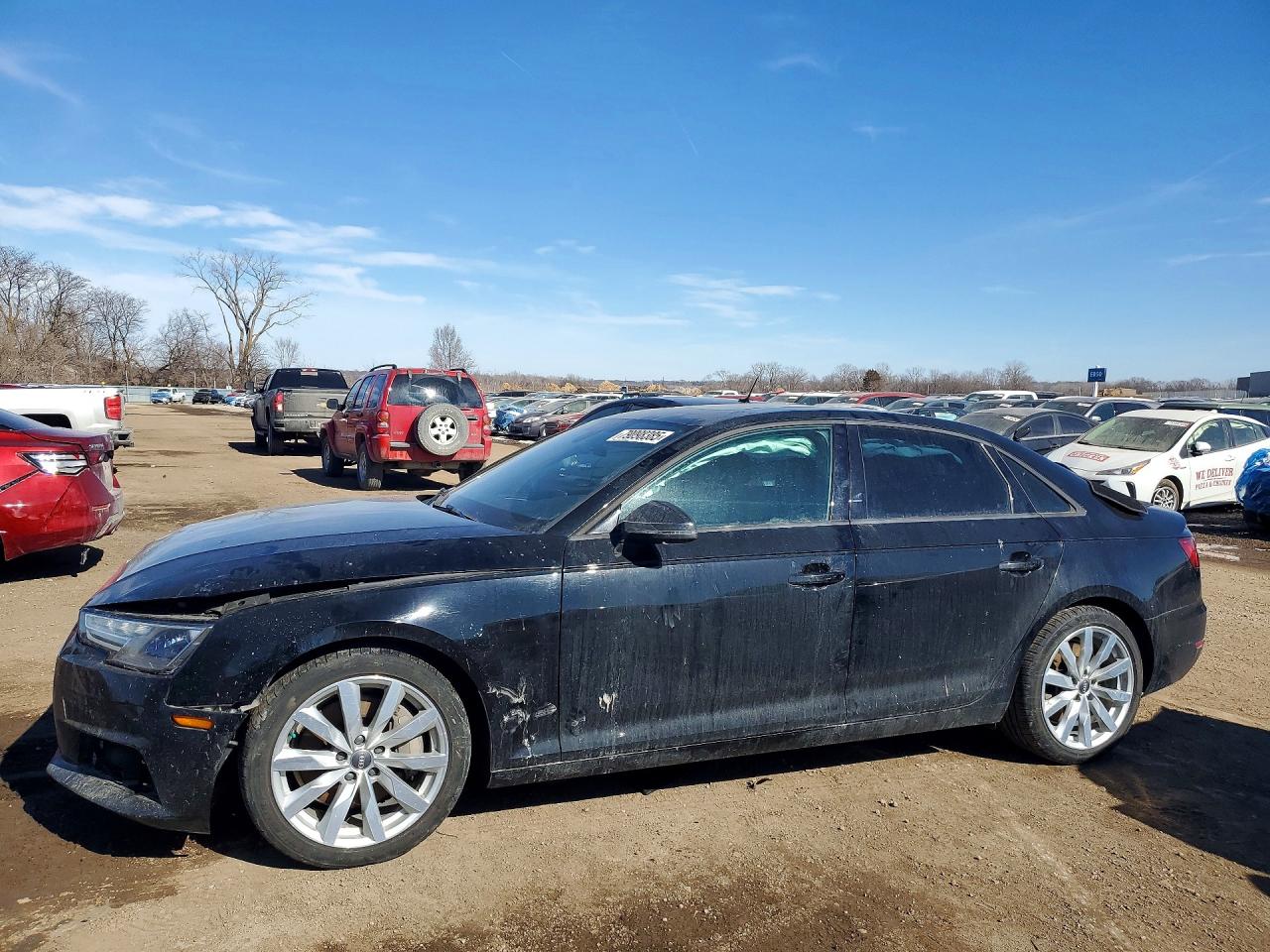 2017 Audi A4 Premium Black vin: WAUANAF44HN061904