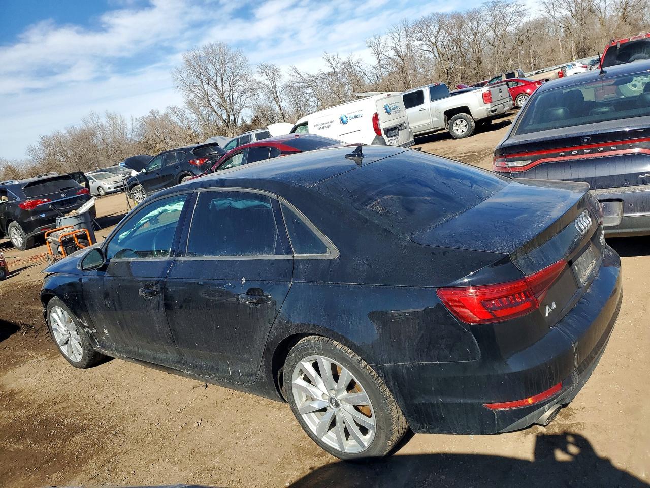 2017 Audi A4 Premium Black vin: WAUANAF44HN061904