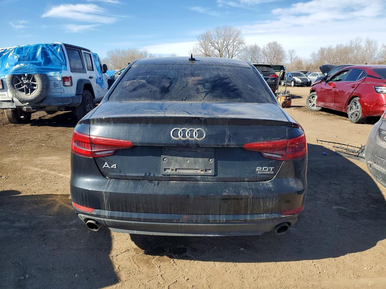 2017 Audi A4 Premium Black vin: WAUANAF44HN061904