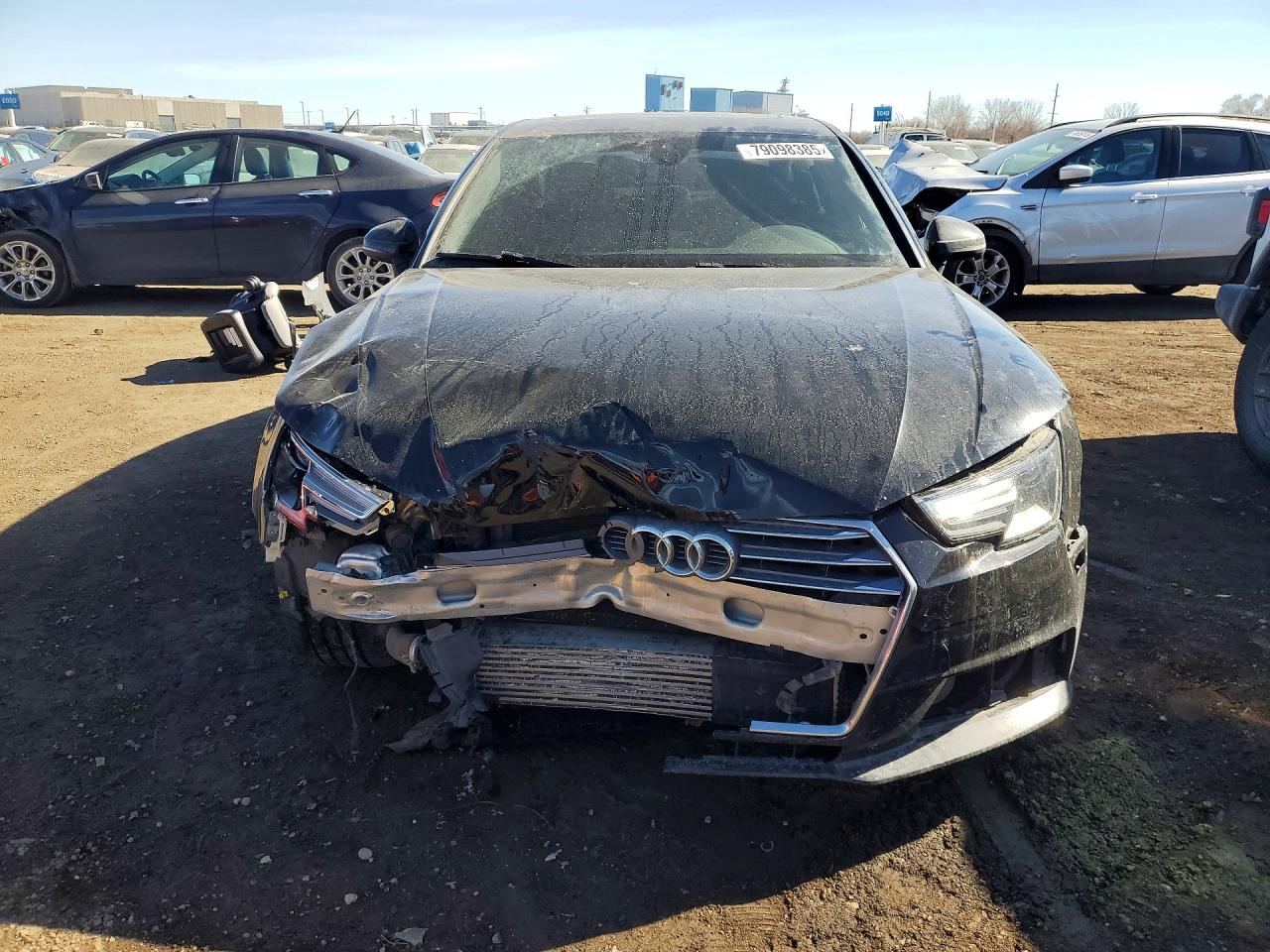 2017 Audi A4 Premium Black vin: WAUANAF44HN061904