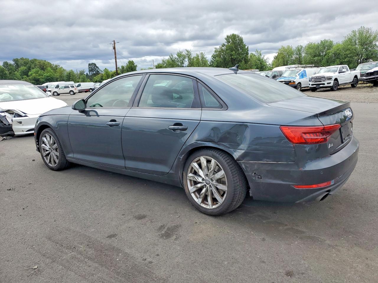 2017 Audi A4 Premium Gray vin: WAUANAF47HN000630