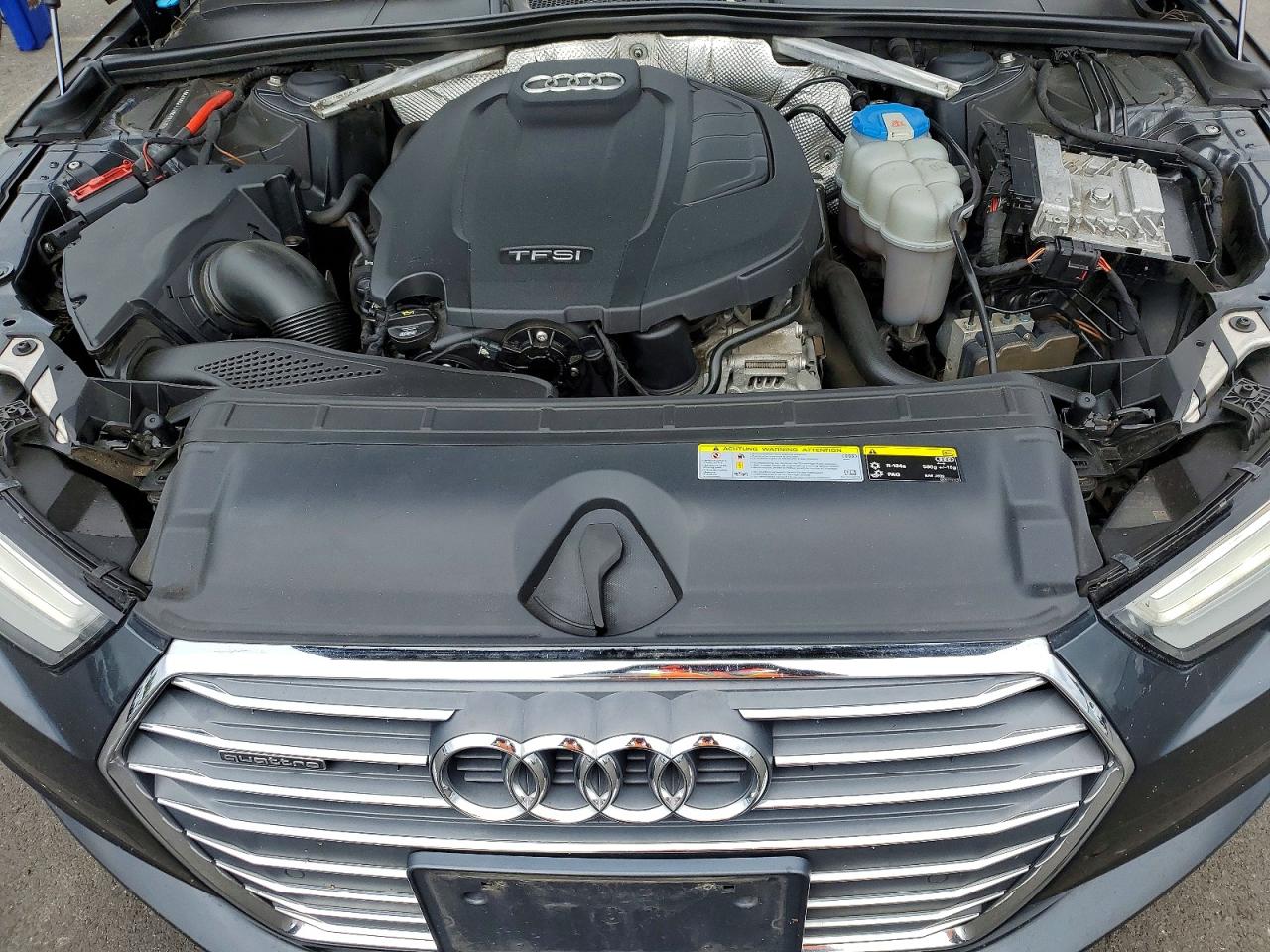 2017 Audi A4 Premium Gray vin: WAUANAF47HN000630