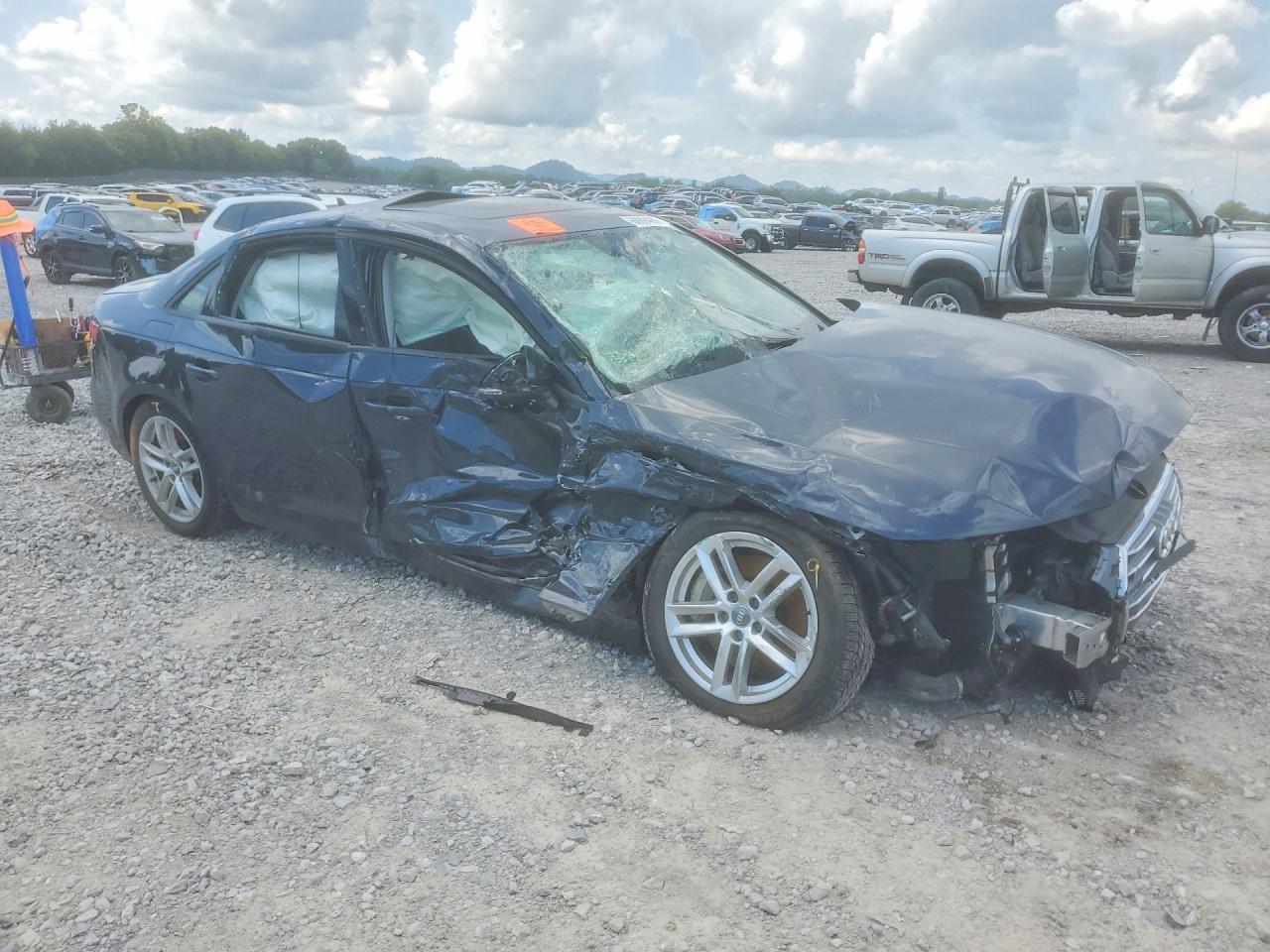 2017 Audi A4 Premium Blue vin: WAUANAF47HN027844