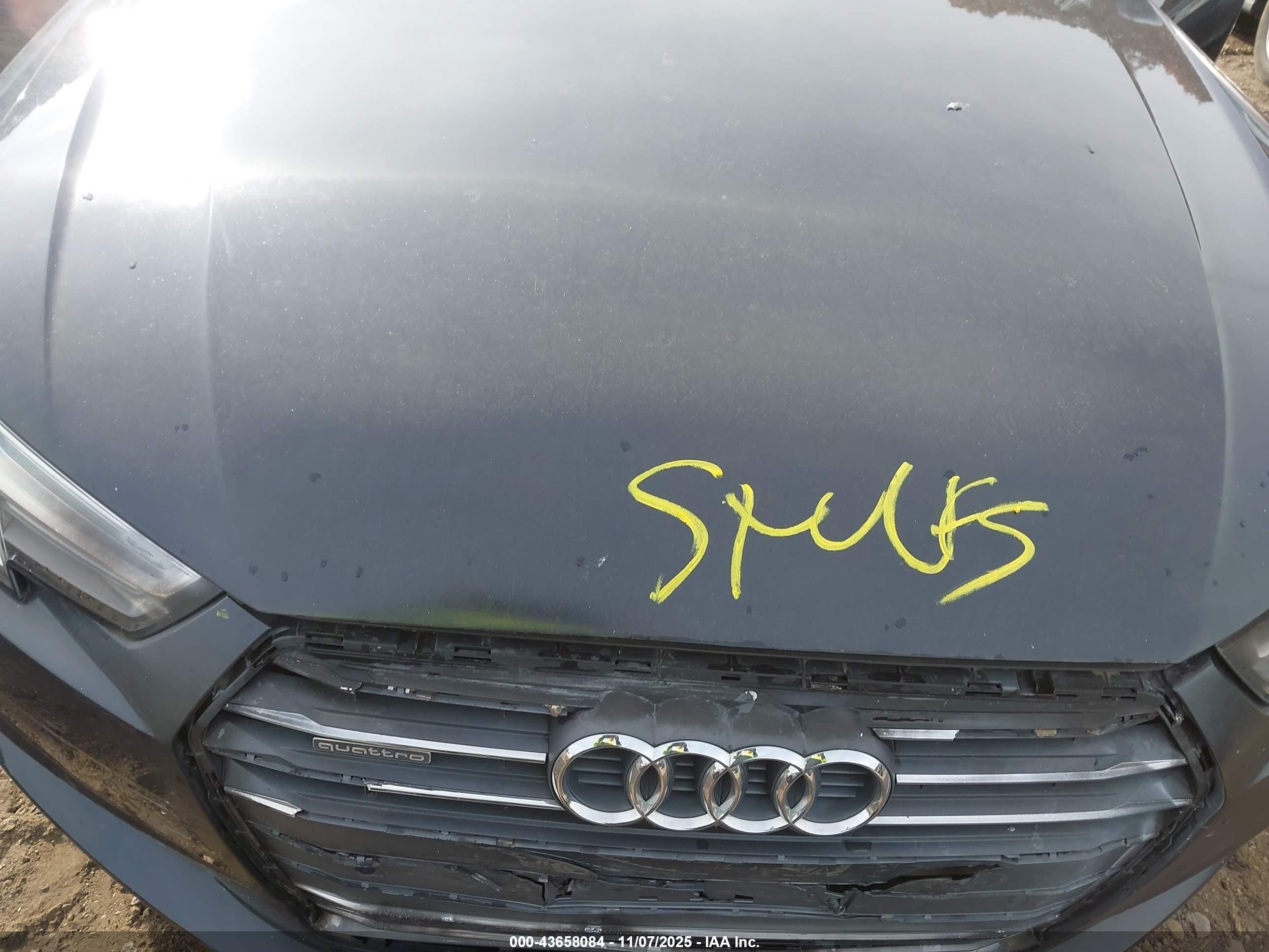 2017 Audi A4 2.0t Premium Black vin: WAUANAF4XHN006910