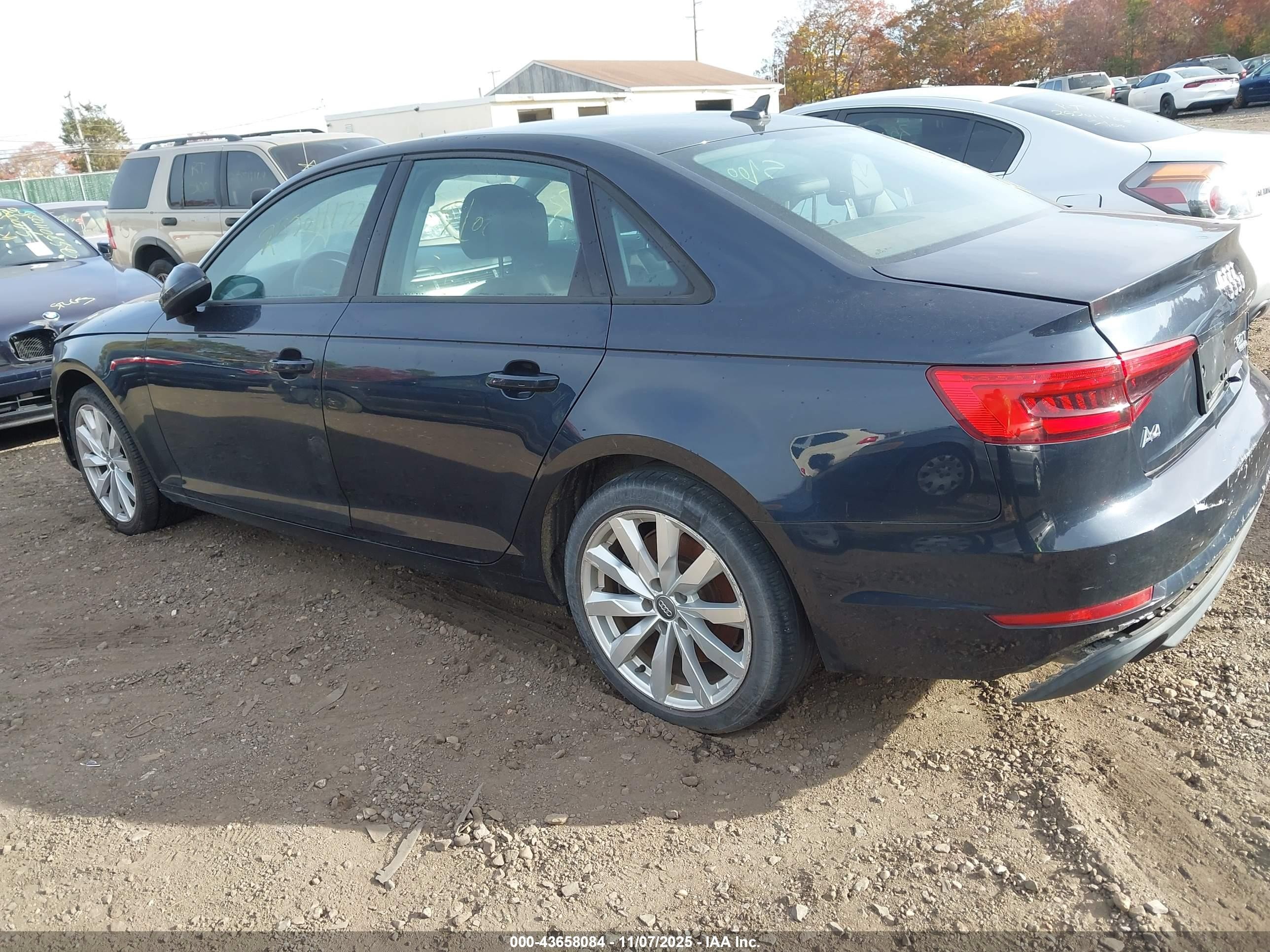 2017 Audi A4 2.0t Premium Black vin: WAUANAF4XHN006910