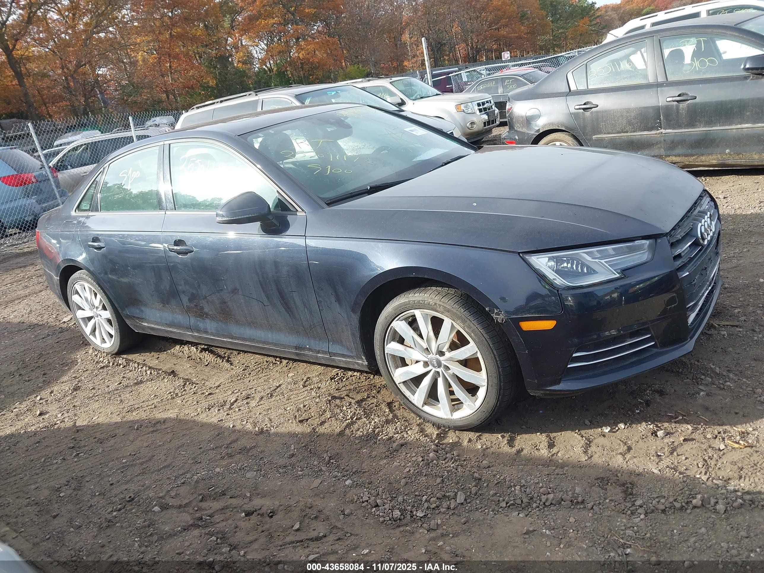 2017 Audi A4 2.0t Premium Black vin: WAUANAF4XHN006910