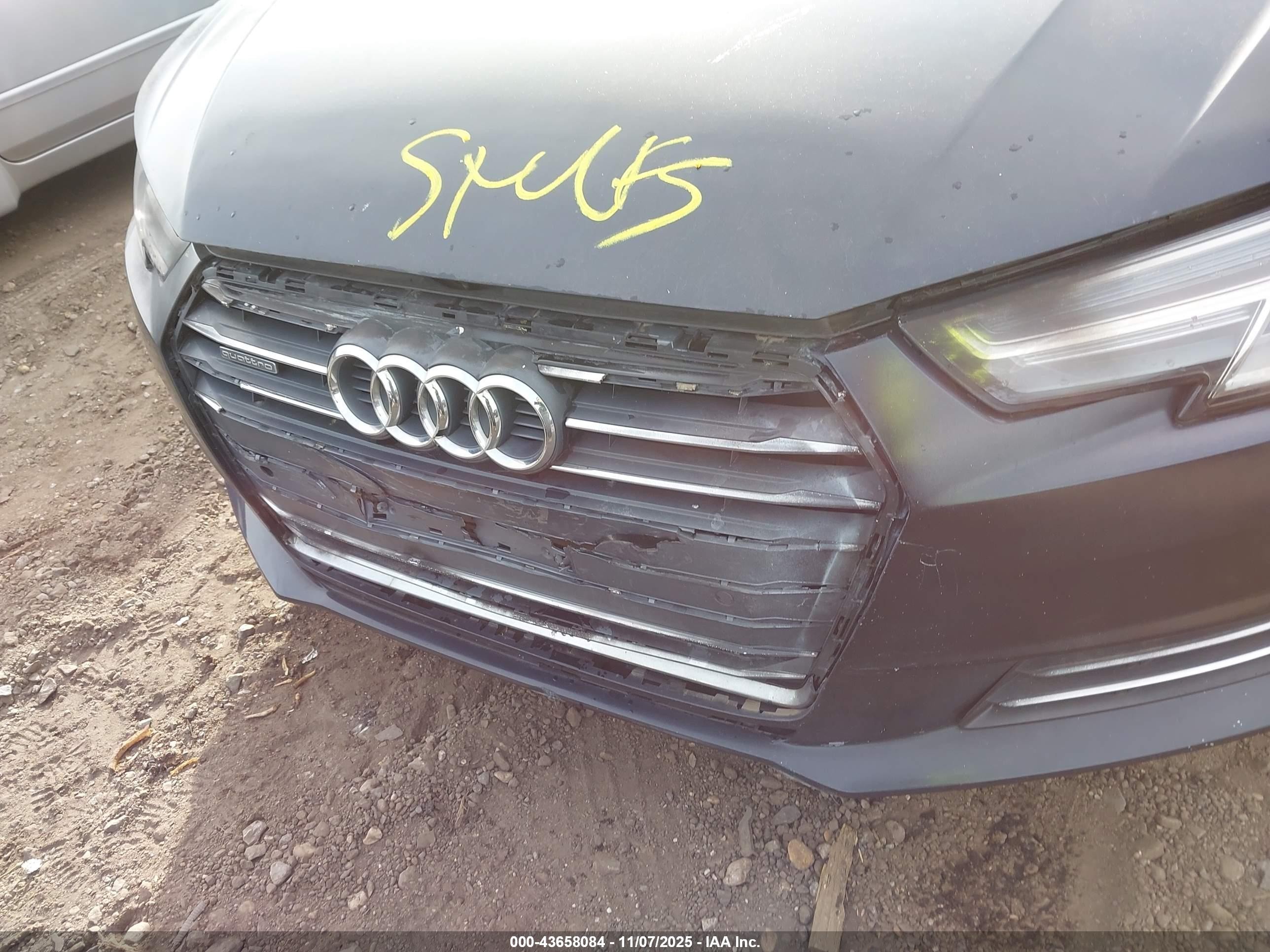 2017 Audi A4 2.0t Premium Black vin: WAUANAF4XHN006910