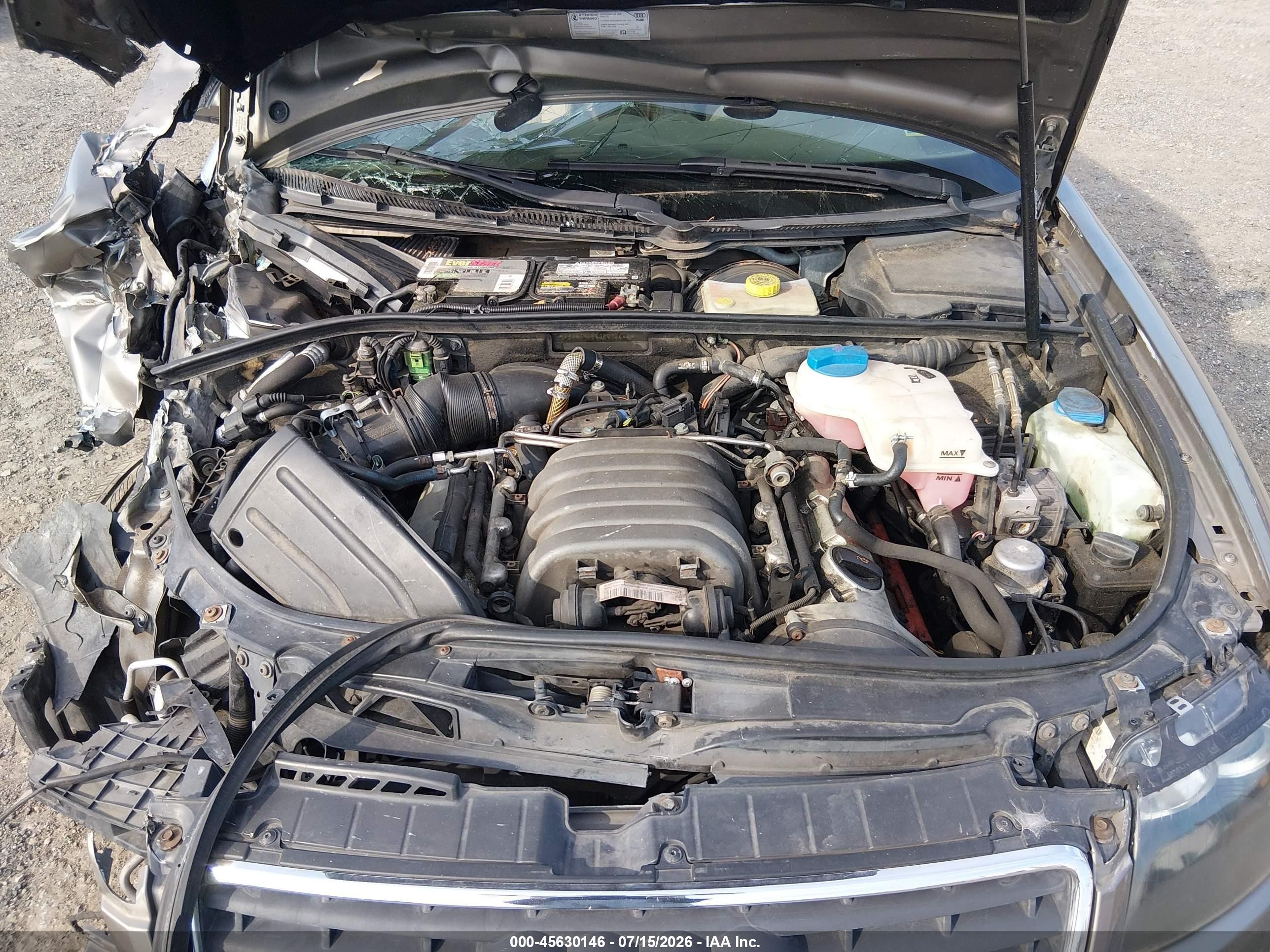 2003 Audi A4 3.0 Gray vin: WAUAT48H03K032448