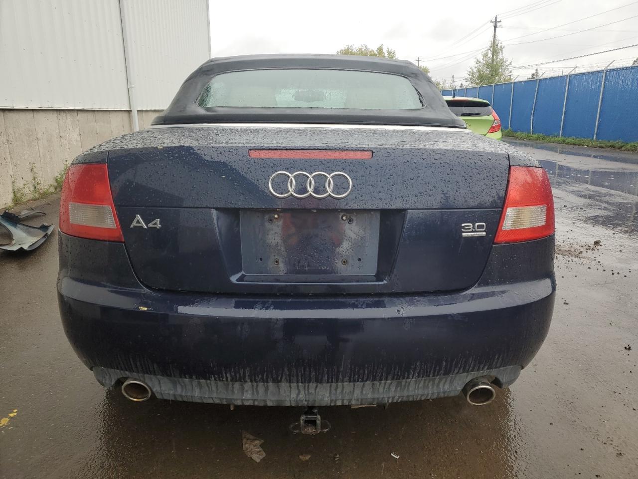 2004 Audi A4 3.0 Cabriolet Blue vin: WAUAT48H64K005465