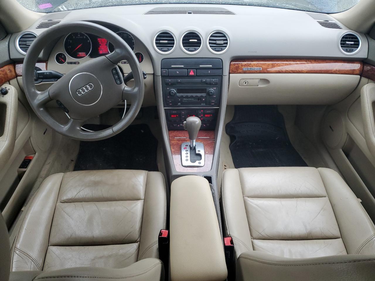 2004 Audi A4 3.0 Cabriolet Blue vin: WAUAT48H64K005465