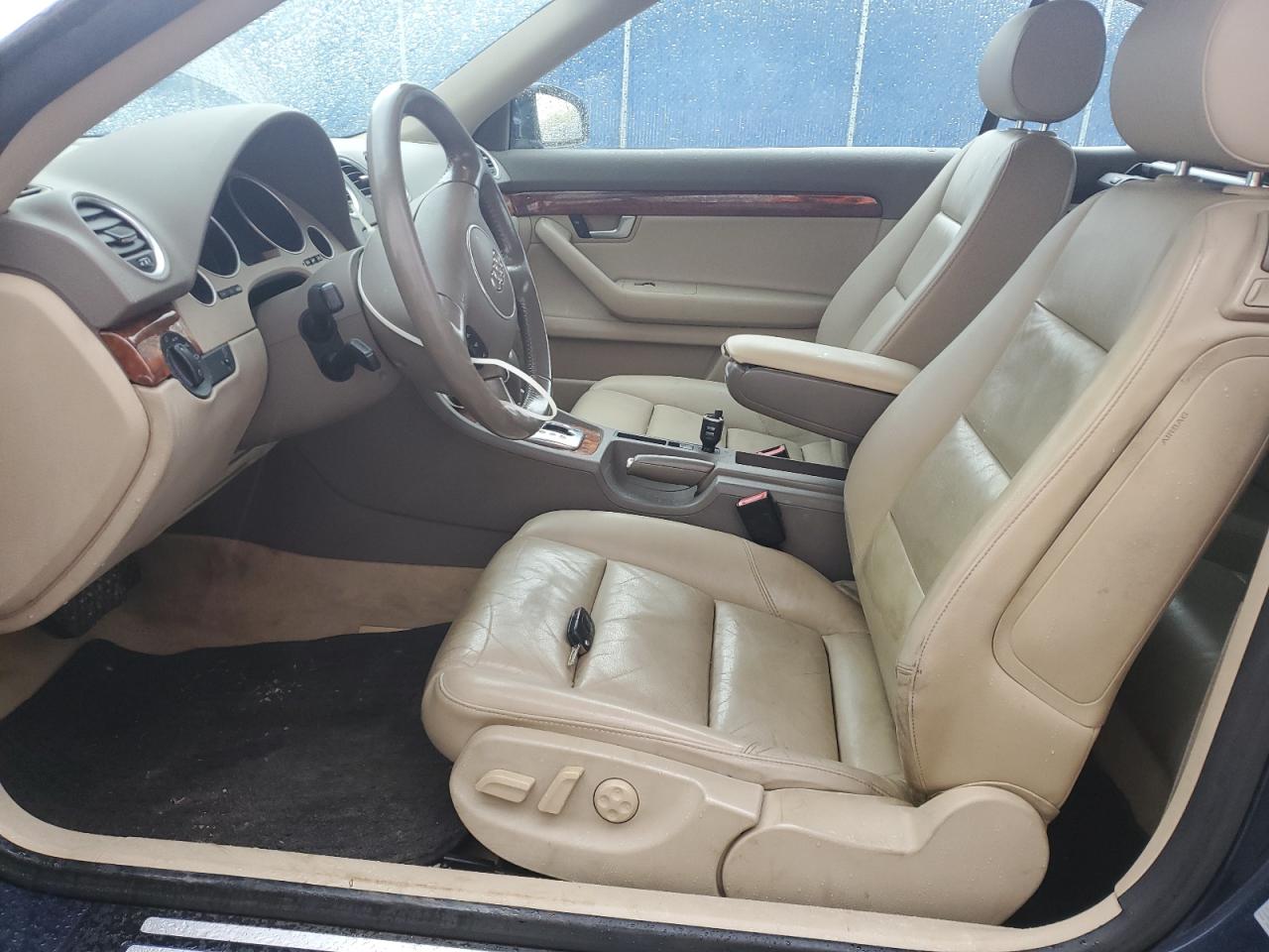 2004 Audi A4 3.0 Cabriolet Blue vin: WAUAT48H64K005465