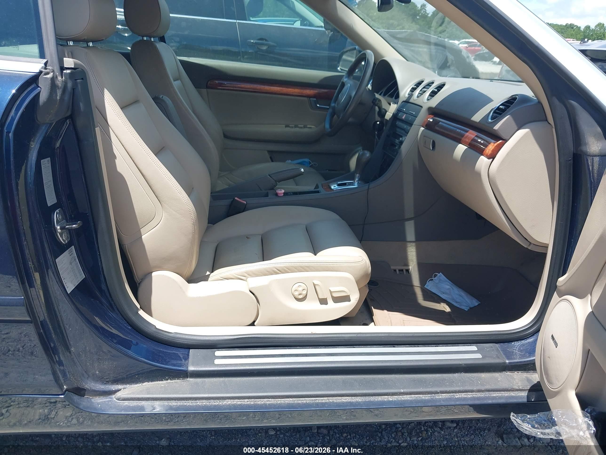 2003 Audi A4 3.0 Blue vin: WAUAT48HX3K010909