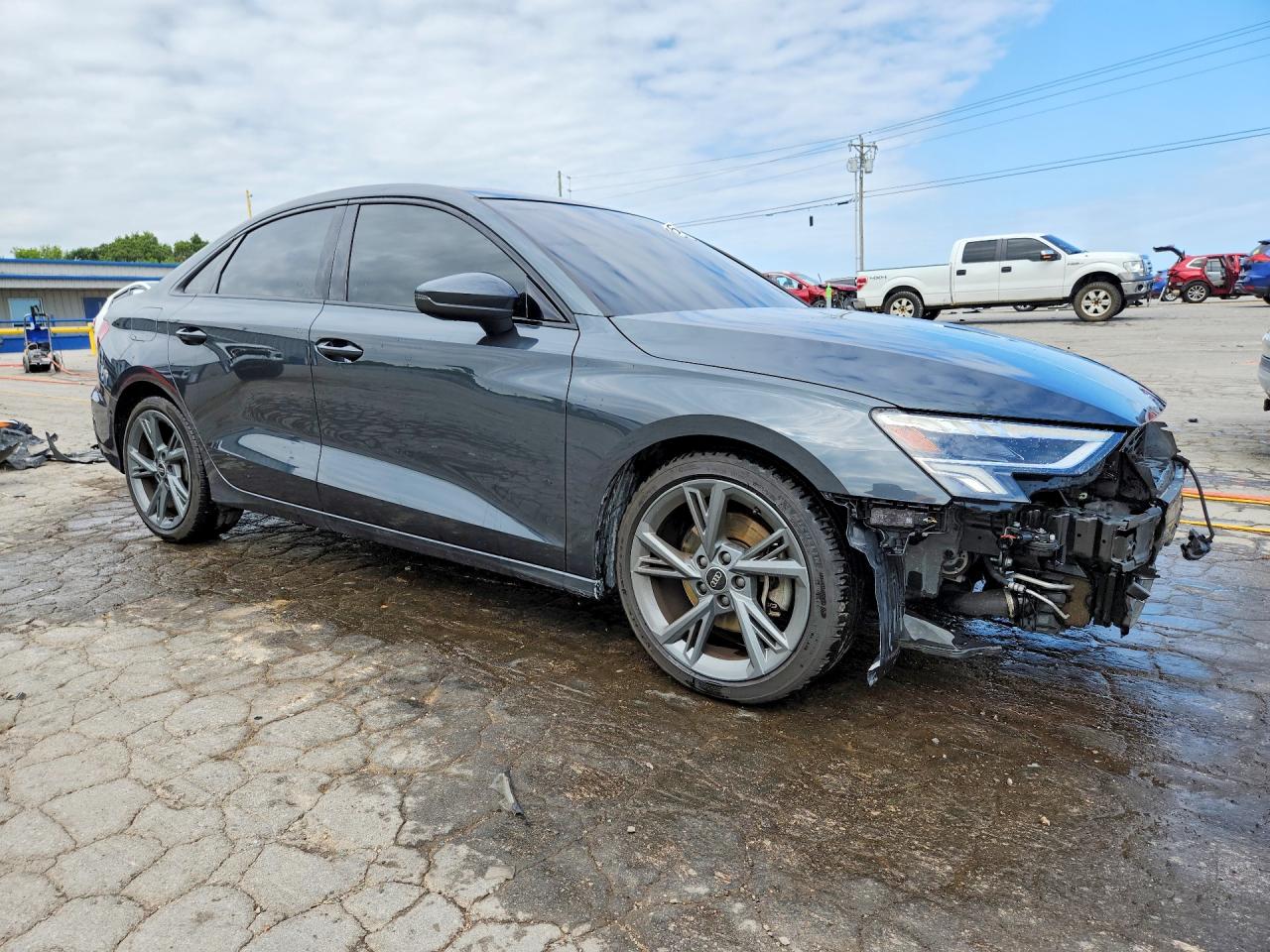 2024 Audi A3 Premium Gray vin: WAUAUDGY0RA135897