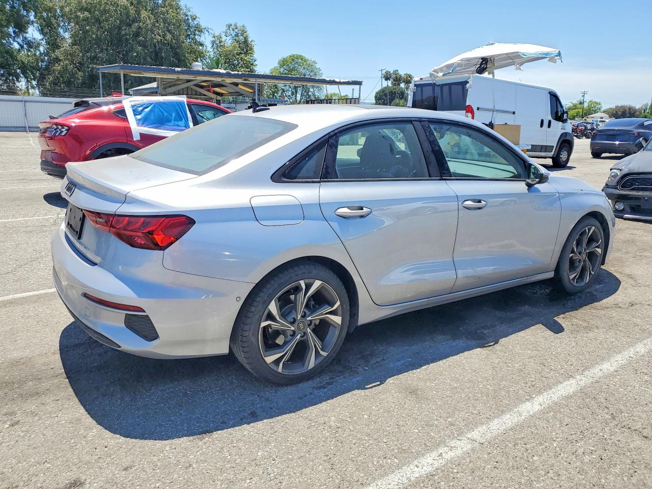 2023 Audi A3 Premium Silver vin: WAUAUDGY2PA106429