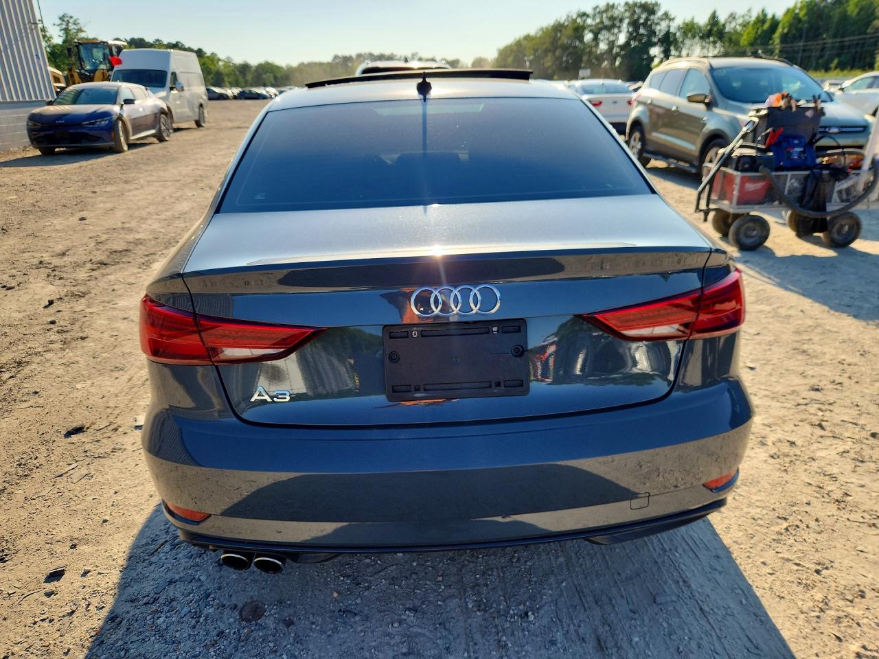 2019 Audi A3 Premium Gray vin: WAUAUGFF3KA085875