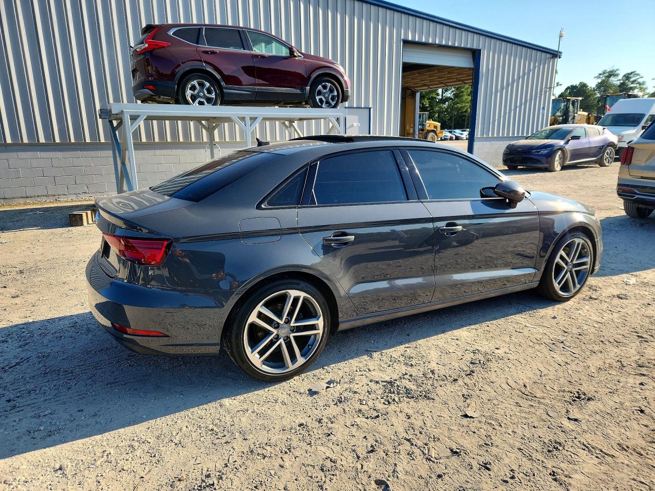 2019 Audi A3 Premium Gray vin: WAUAUGFF3KA085875