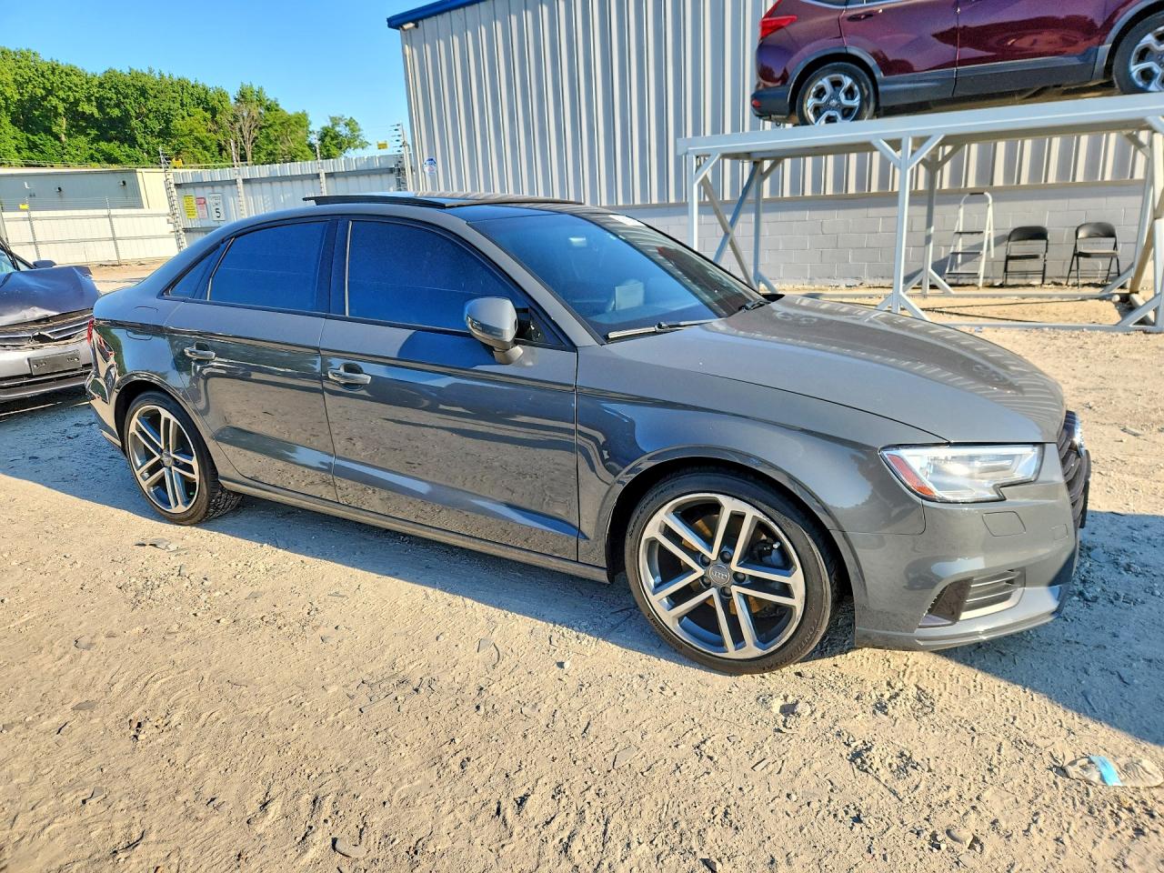 2019 Audi A3 Premium Gray vin: WAUAUGFF3KA085875