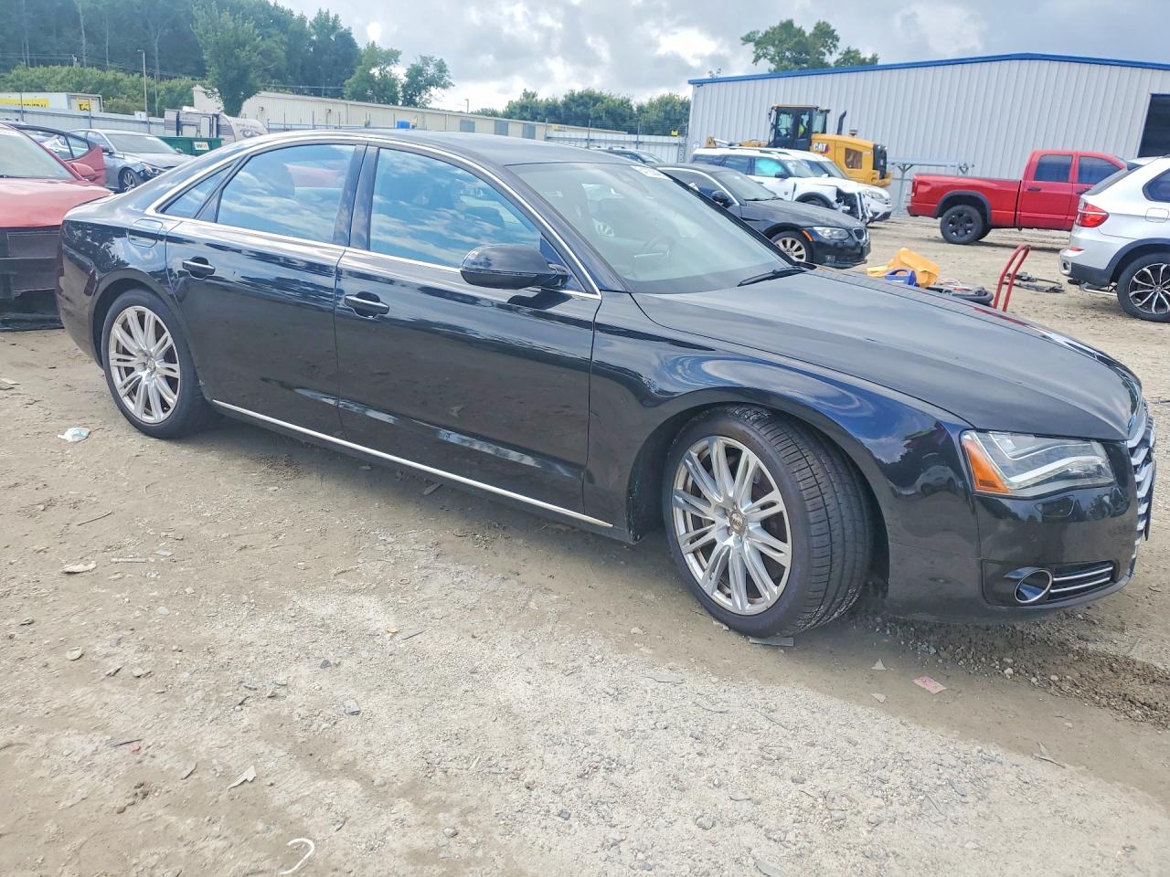 2011 Audi A8 Quattro Black vin: WAUAVAFD5BN023010