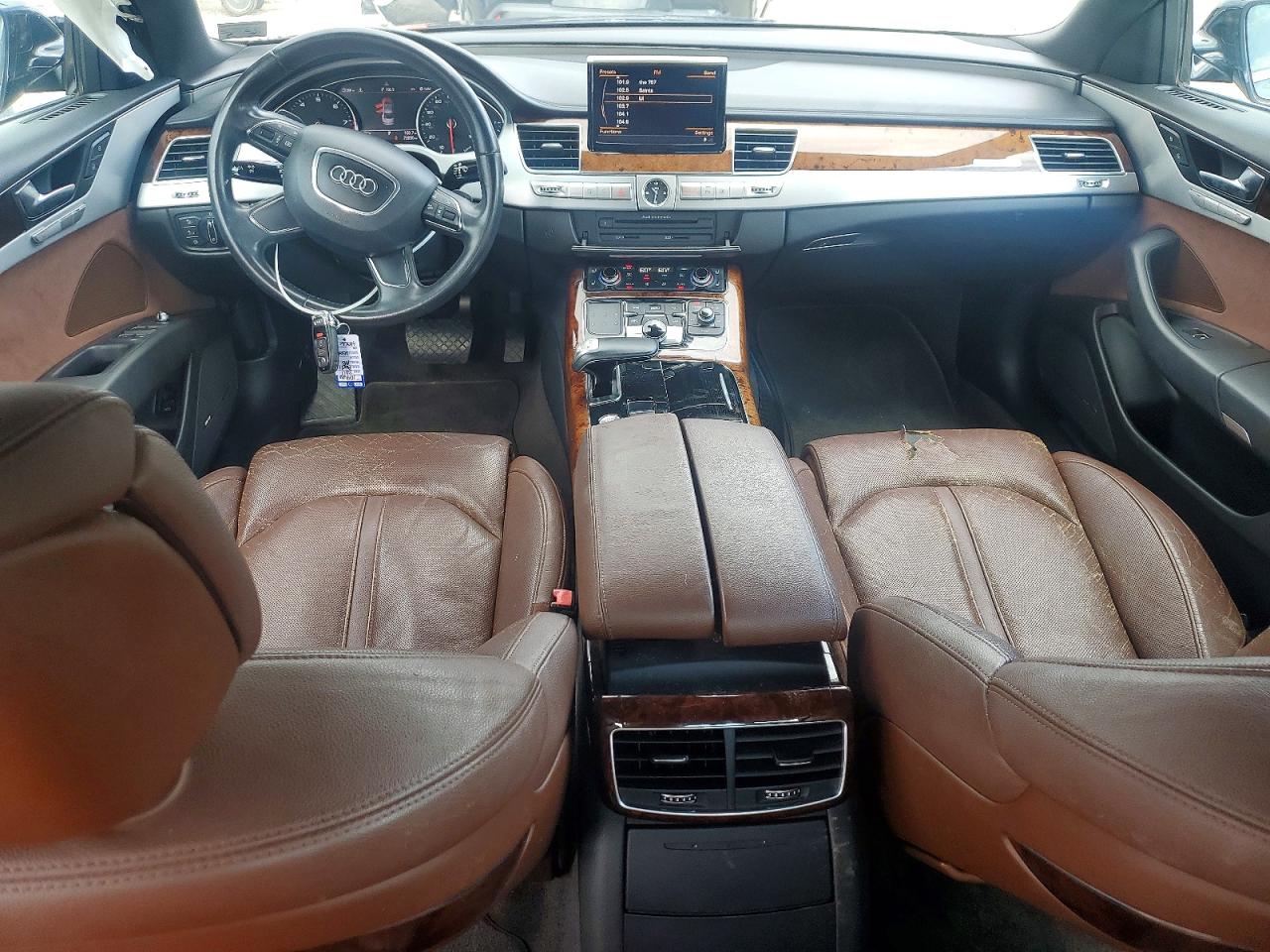 2011 Audi A8 Quattro Black vin: WAUAVAFD5BN023010