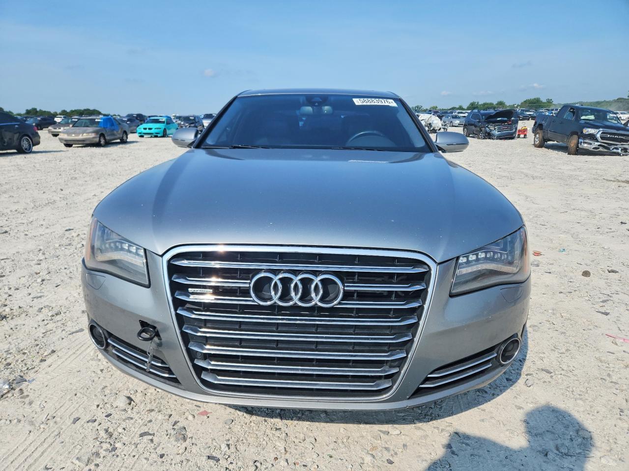 2012 Audi A8 Quattro Серый vin: WAUAVAFDXCN004244
