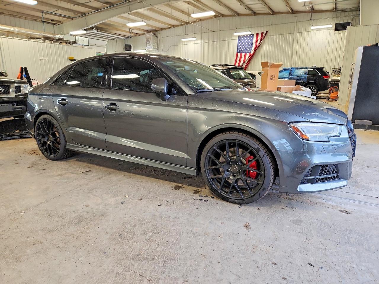 2018 Audi S3 Premium Plus Gray vin: WAUB1GFF7J1033869