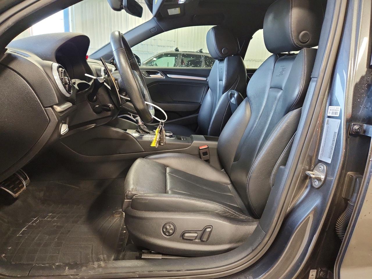 2018 Audi S3 Premium Plus Gray vin: WAUB1GFF7J1033869