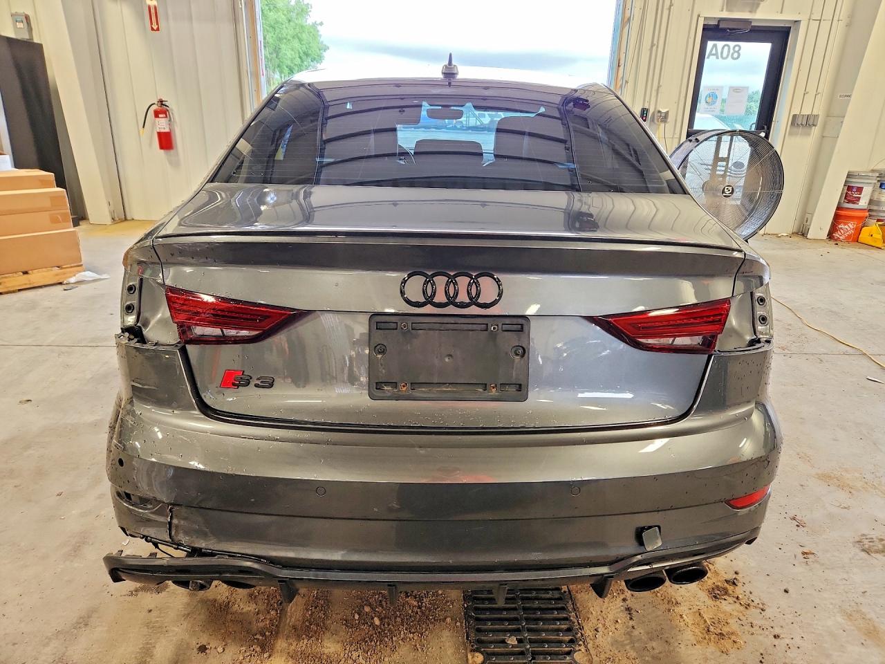 2018 Audi S3 Premium Plus Gray vin: WAUB1GFF7J1033869