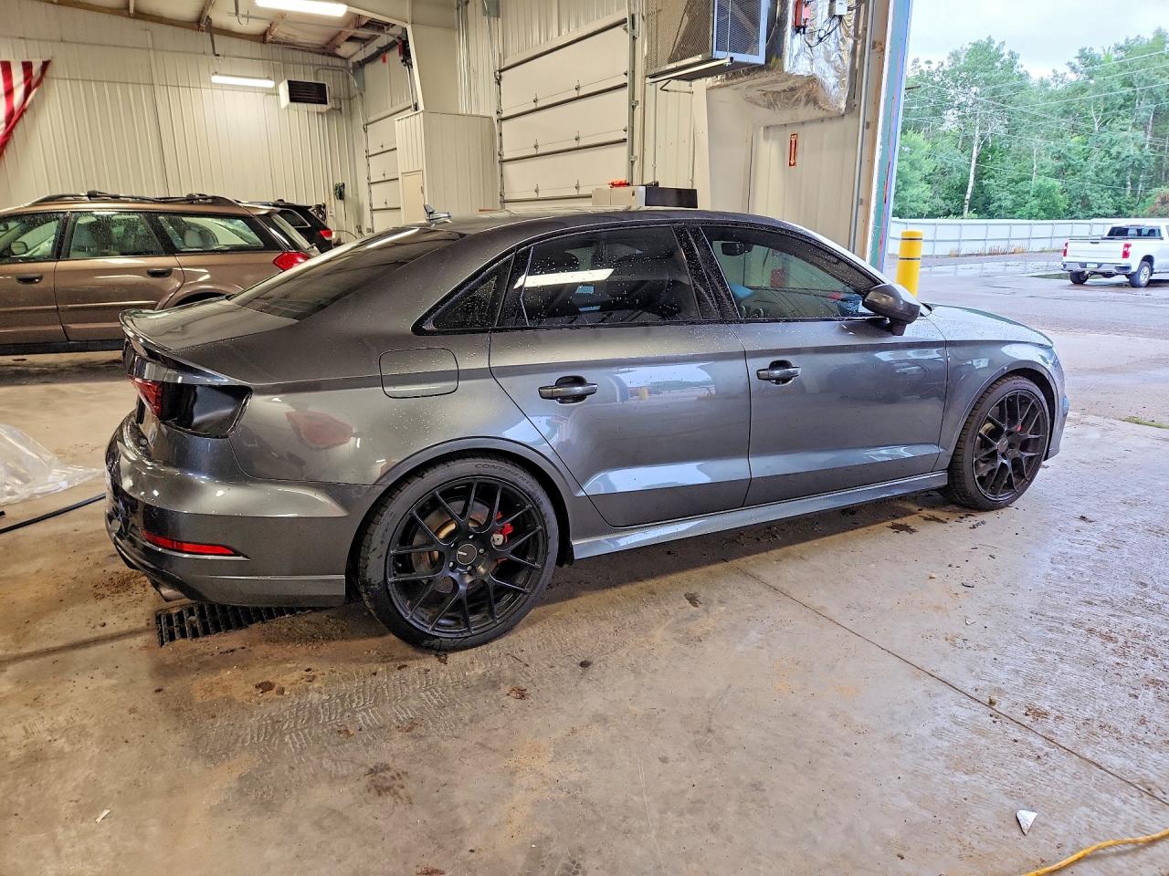 2018 Audi S3 Premium Plus Gray vin: WAUB1GFF7J1033869