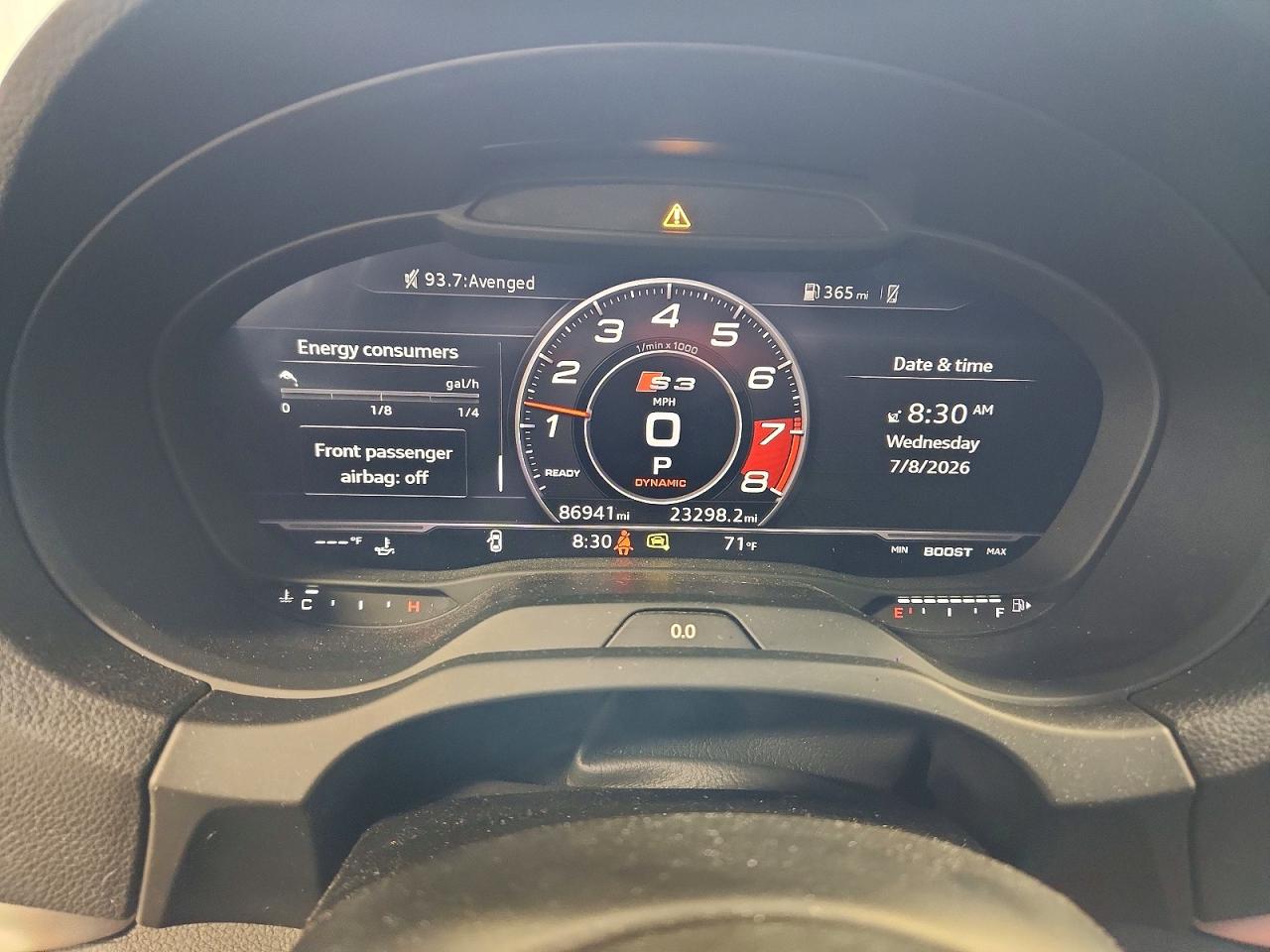 2018 Audi S3 Premium Plus Gray vin: WAUB1GFF7J1033869