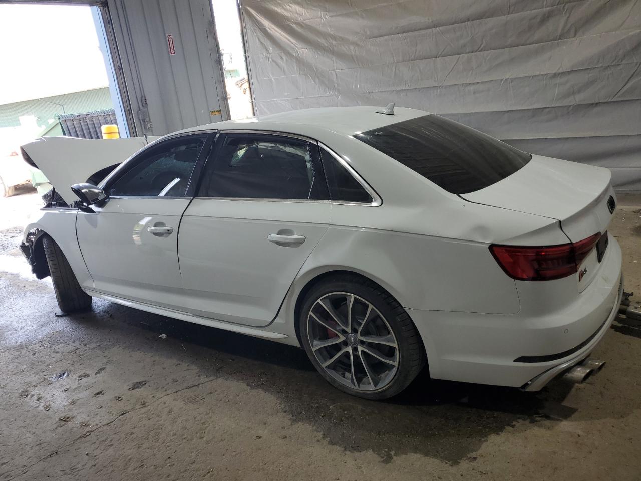 2018 Audi S4 Premium Plus White vin: WAUB4AF40JA002871