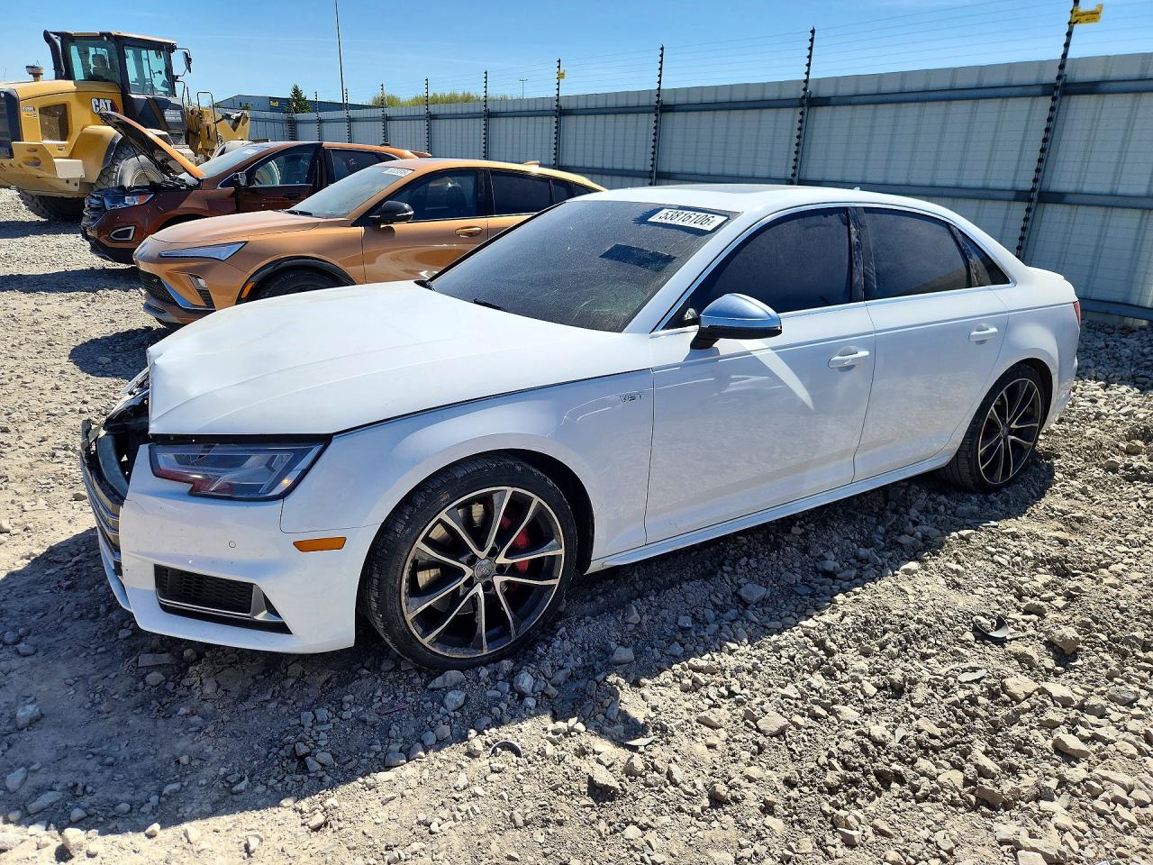 2018 Audi S4 Premium Plus White vin: WAUB4AF41JA003253