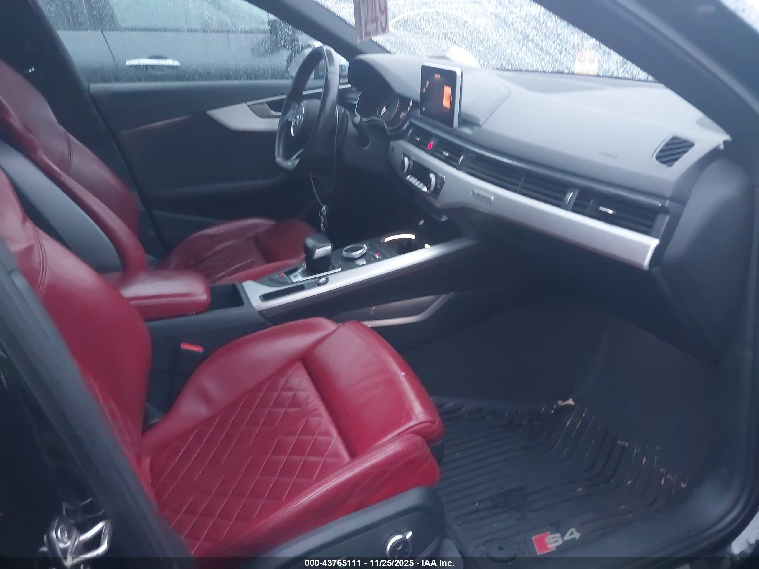 2018 Audi S4 3.0t Premium Plus Black vin: WAUB4AF43JA009619