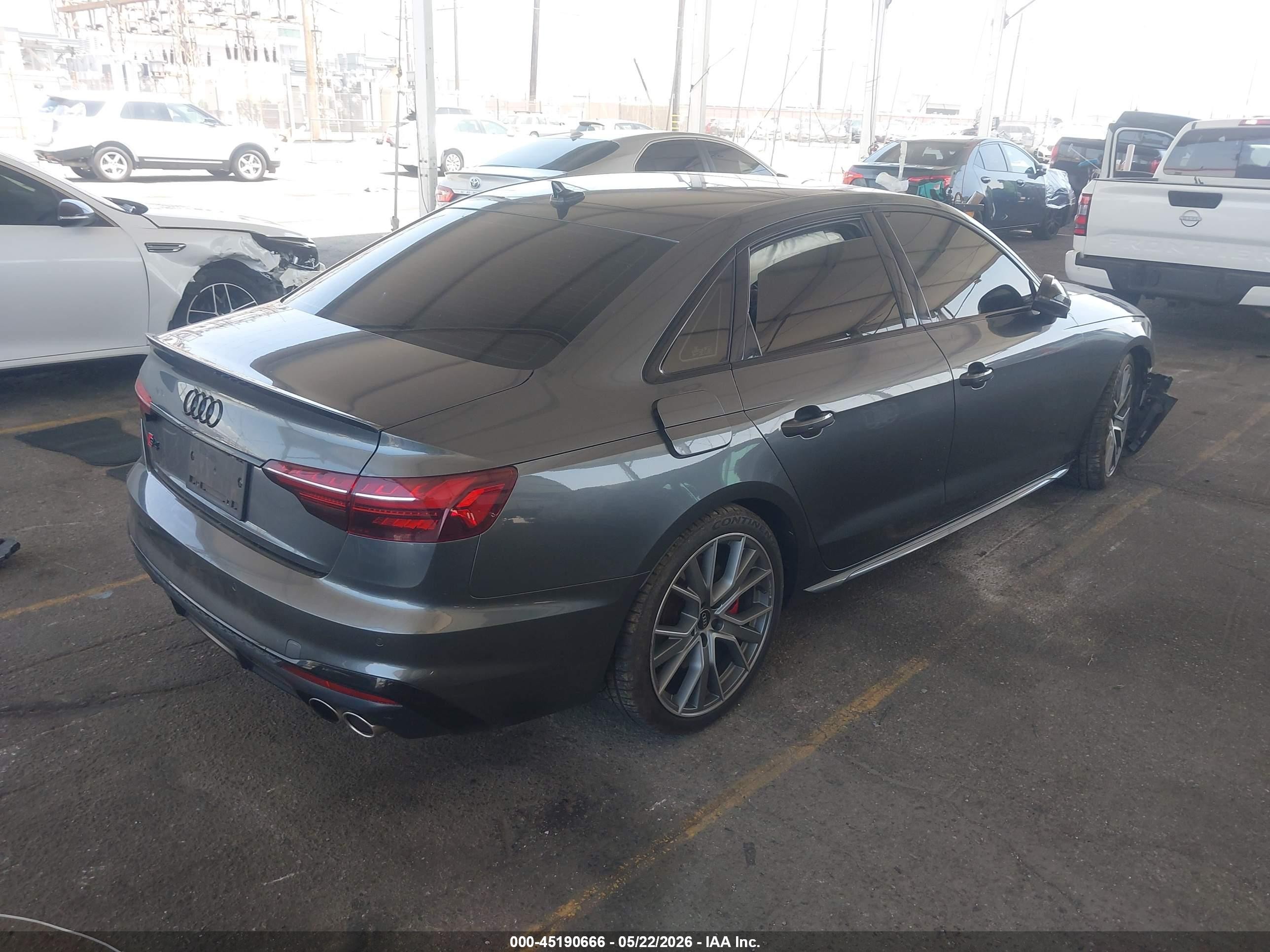 2021 Audi S4 Premium Plus Tfsi Quattro Tiptronic Gray vin: WAUB4AF45MA065842